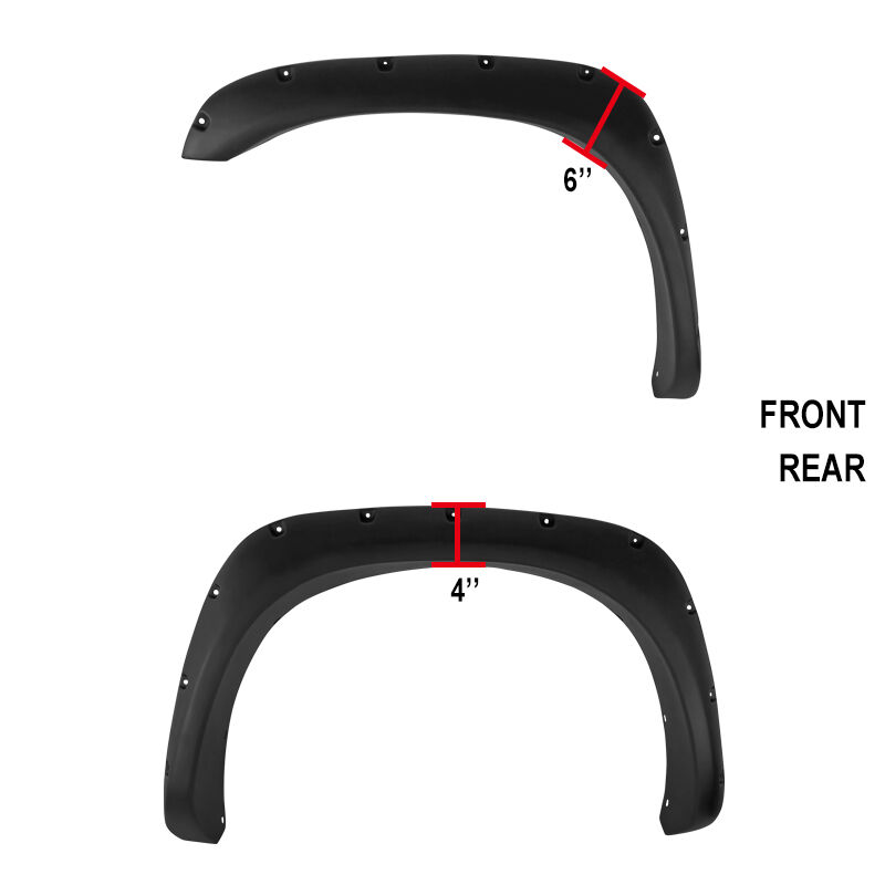 2002-2008 Dodge Ram 1500/2500/3500 Pocket Fender Flares