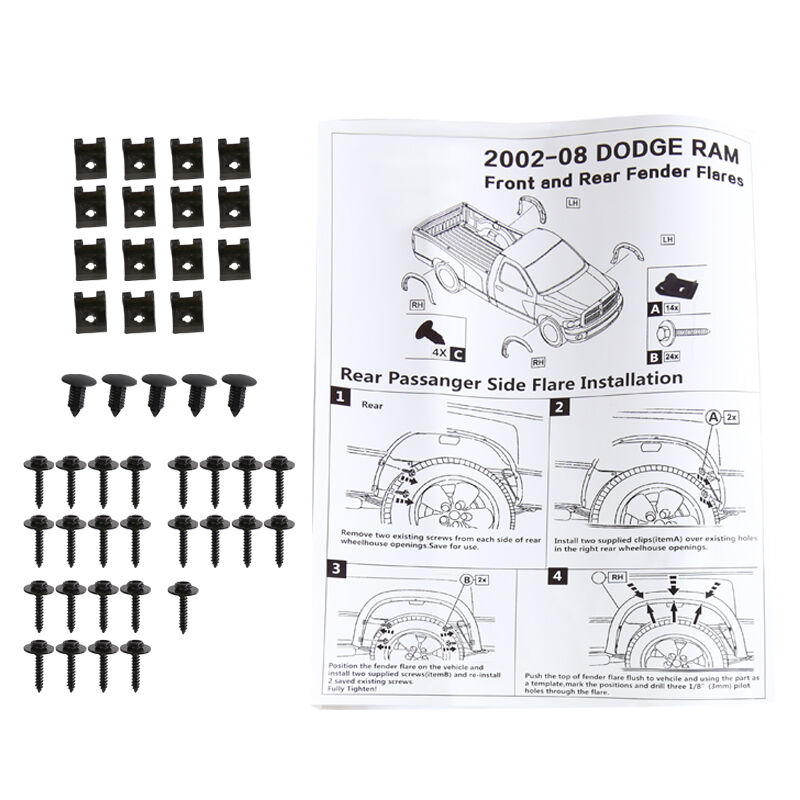 2002-2008 Dodge Ram 1500/2500/3500 6.5 ft. Fender Flares