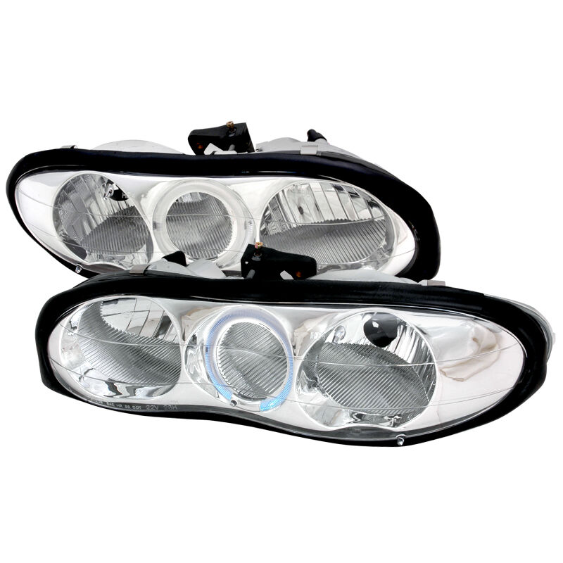 1998-2002 Chevy Camaro Chrome Euro Headlights-LH-CMR98H-KS