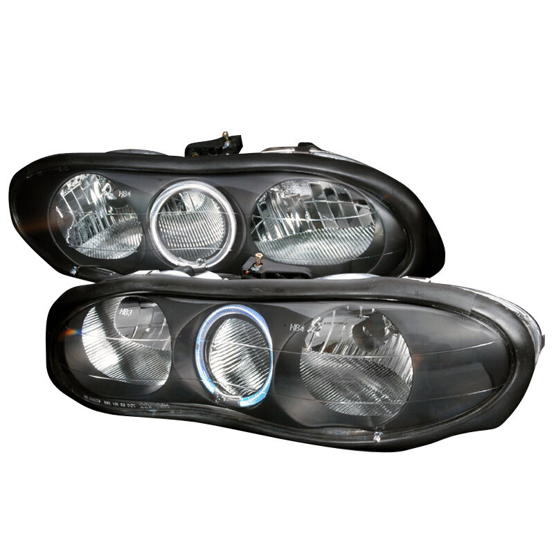 1998-2002 Chevy Camaro Black Euro Headlights-LH-CMR98HJM-KS