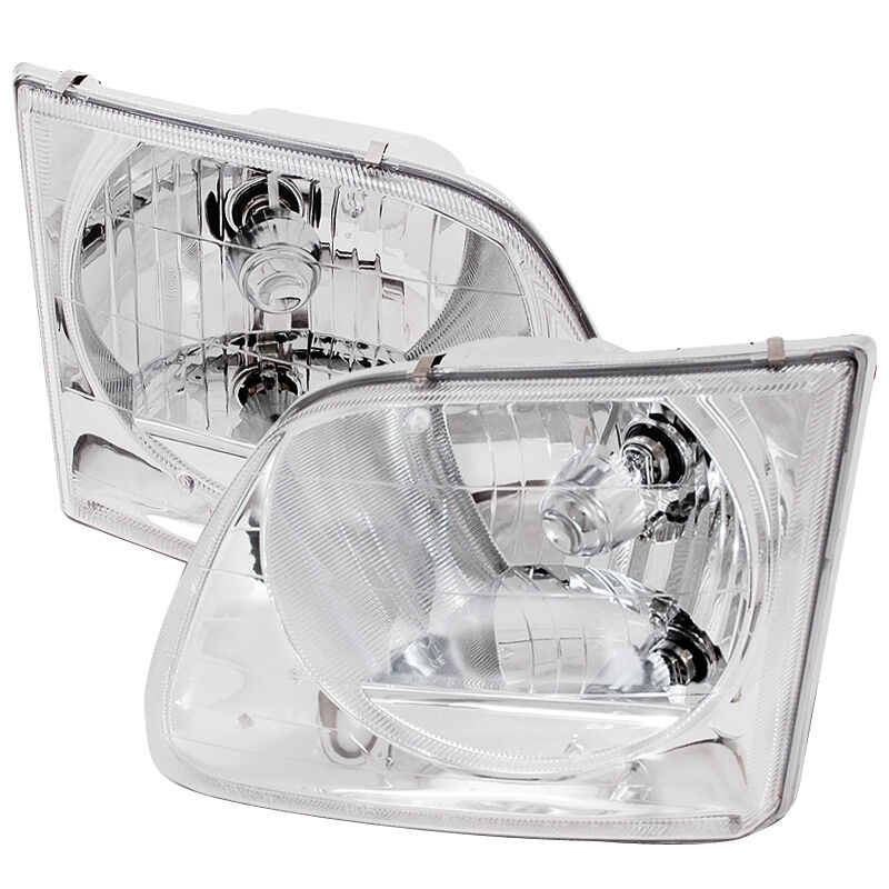 1997-2003 Ford F150 Chrome Euro Headlights-LH-F15097-KS
