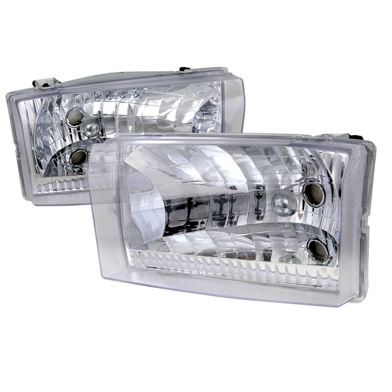 1999-2004 Ford F250/F350 SuperDuty Chrome Euro Headlights-LH-F25099-ABM