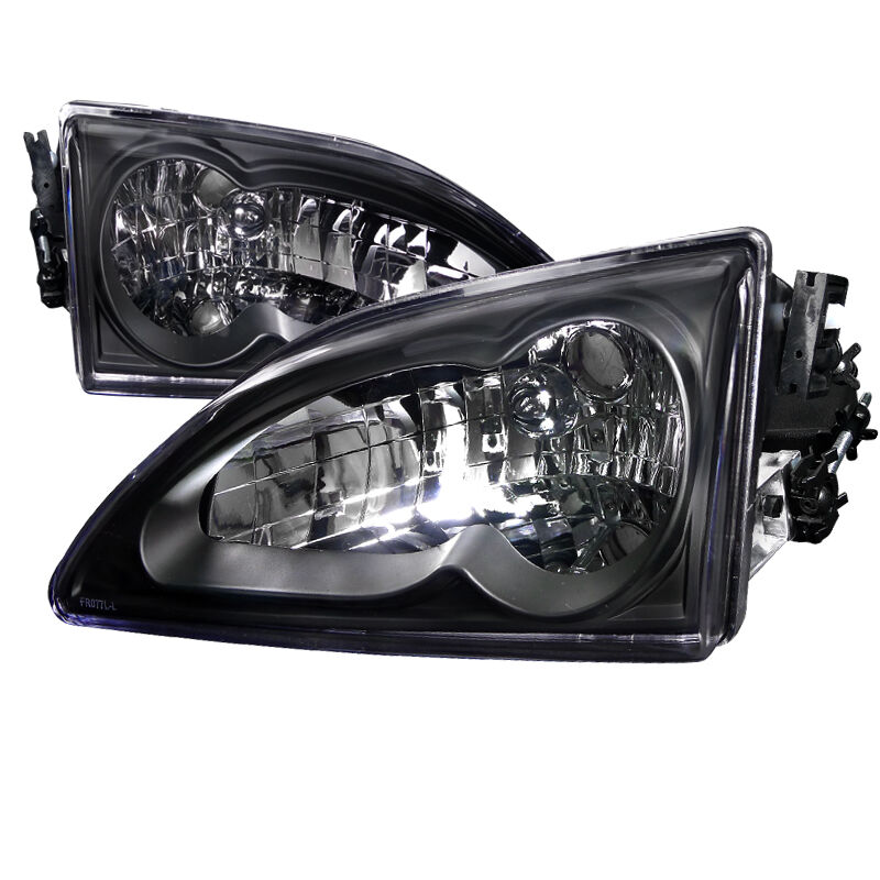 1994-1998 Ford Mustang Black Euro Headlights-LH-MST94JM-RS