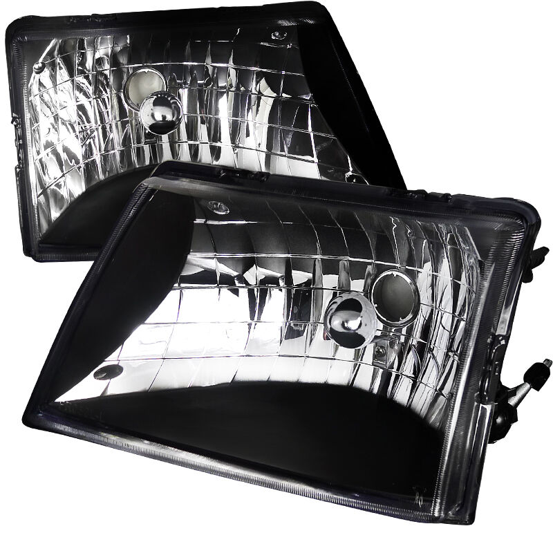 1998-2000 Ford Ranger Black Euro Headlights-LH-RAN98JM-ABM