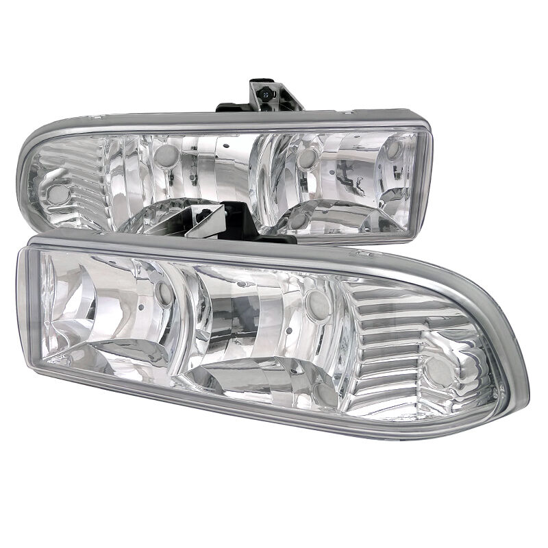 1998-2004 Chevy S10/Blazer Chrome Euro Headlights-LH-S1098-RS