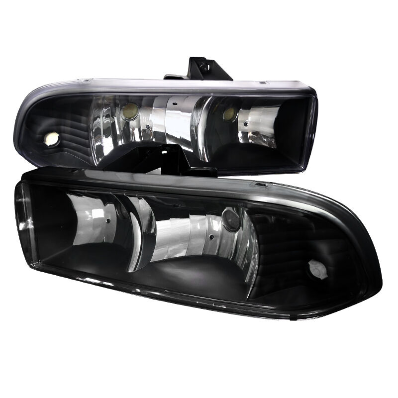 1998-2004 Chevy S10/Blazer Black Euro Headlights-LH-S1098JM-RS