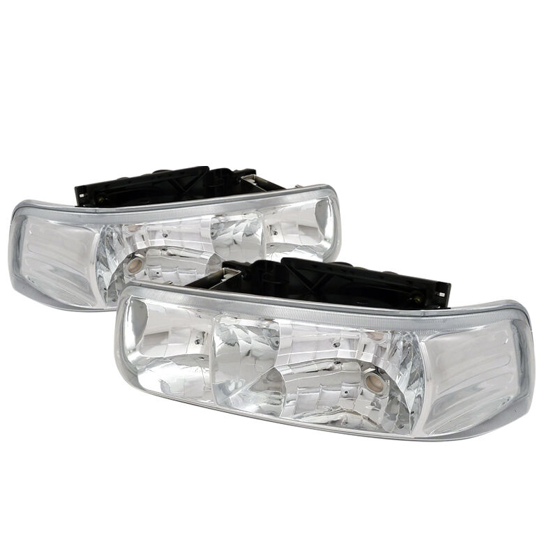 1999-2002 Chevy Silverado Chrome Euro Headlights-LH-SIV99-RS