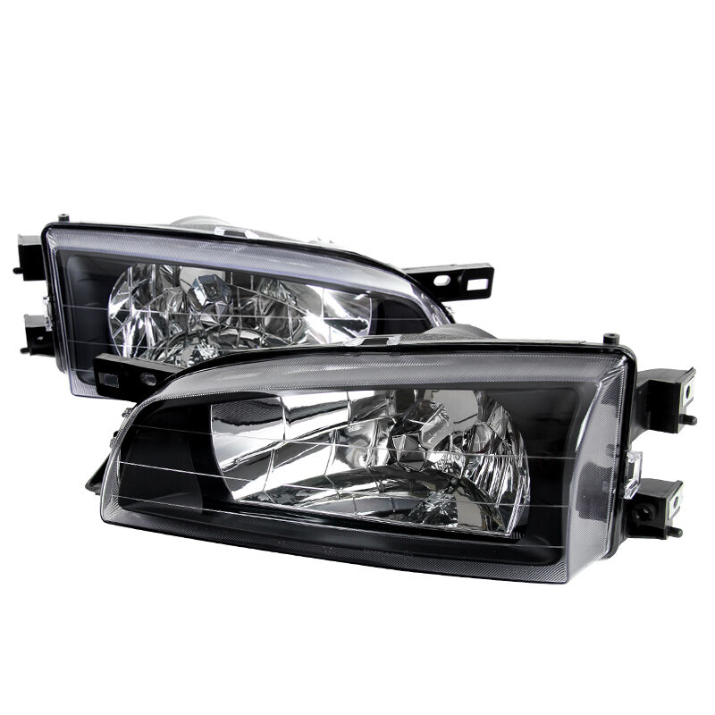 1995-2001 Subaru Impreza Black Euro Headlights-LH-WRX97JM-RS