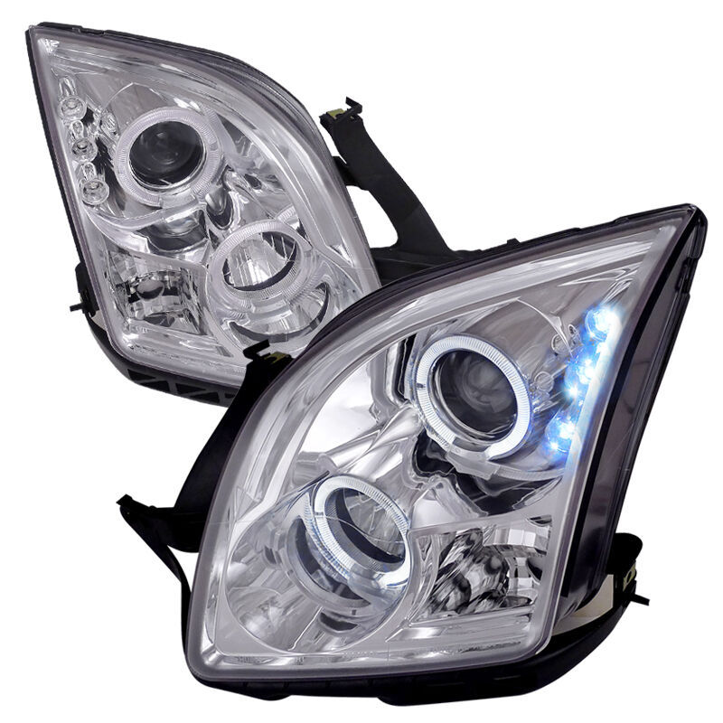 2006-2009 Ford Fusion Halo Chrome Projector Headlights - LHP-FUS06-TM