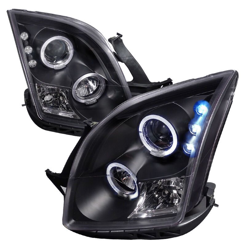 2006-2009 Ford Fusion Halo Black Projector Headlights - LHP-FUS06JM-TM
