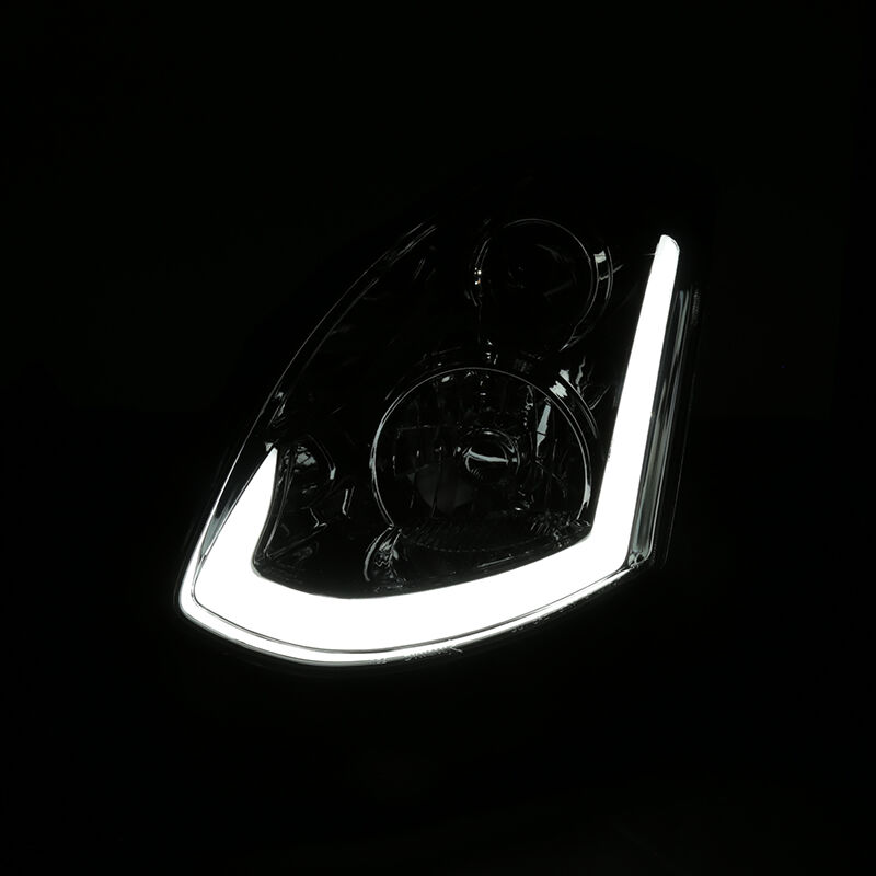 2003-2007 Infiniti G35 2DR Gunmetal Sequential Projector Fits Factory Xenon Headlights