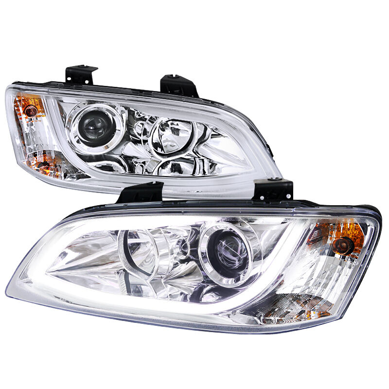 2008-2009 Pontiac G8 DRL Chrome Projector Headlights - LHP-G808-TM