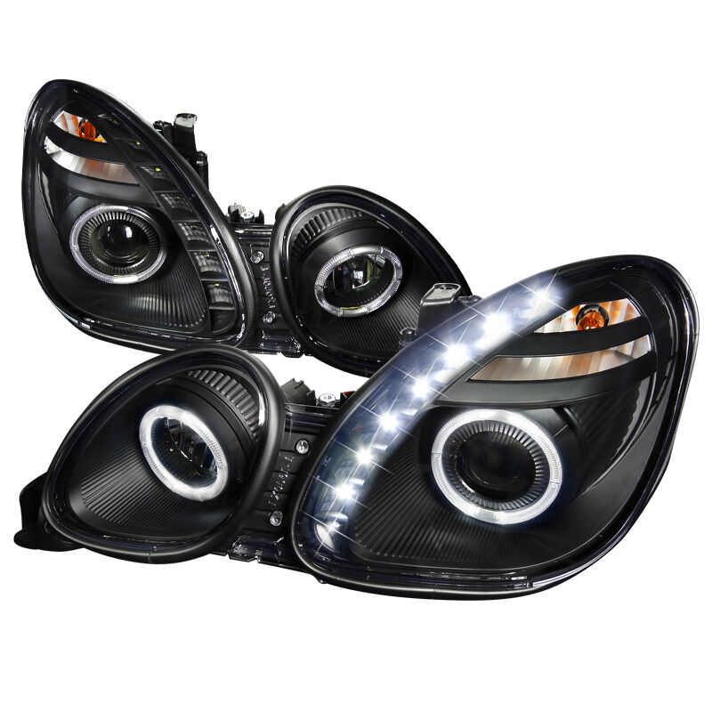 1998-2005 Lexus GS300/GS400 Halo Black Projector Headlights - LHP-GS30098JM-RS