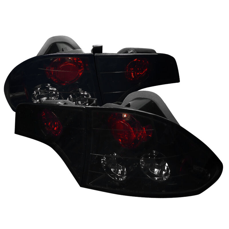2006-2010 Honda Civic 4DR Sedan Gloss-Black-Smoke Euro Tail Lights-LT-CV064BB-TM