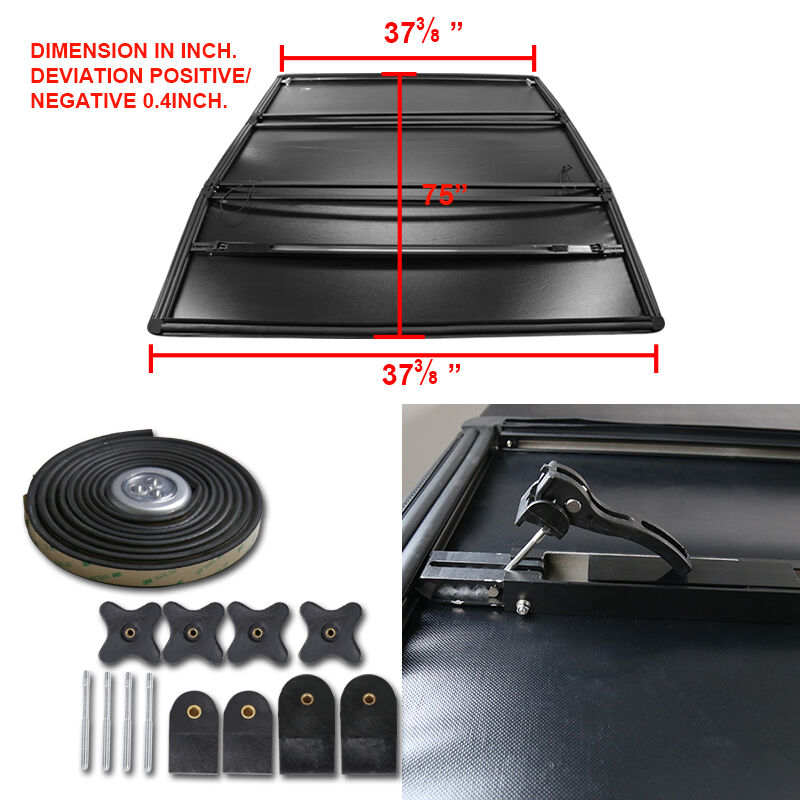 2002-2018 Dodge Ram 1500/2500/3500 8 ft. Long Bed TriFold Tonneau Bed Cover - TC3-RAM02-8-MP