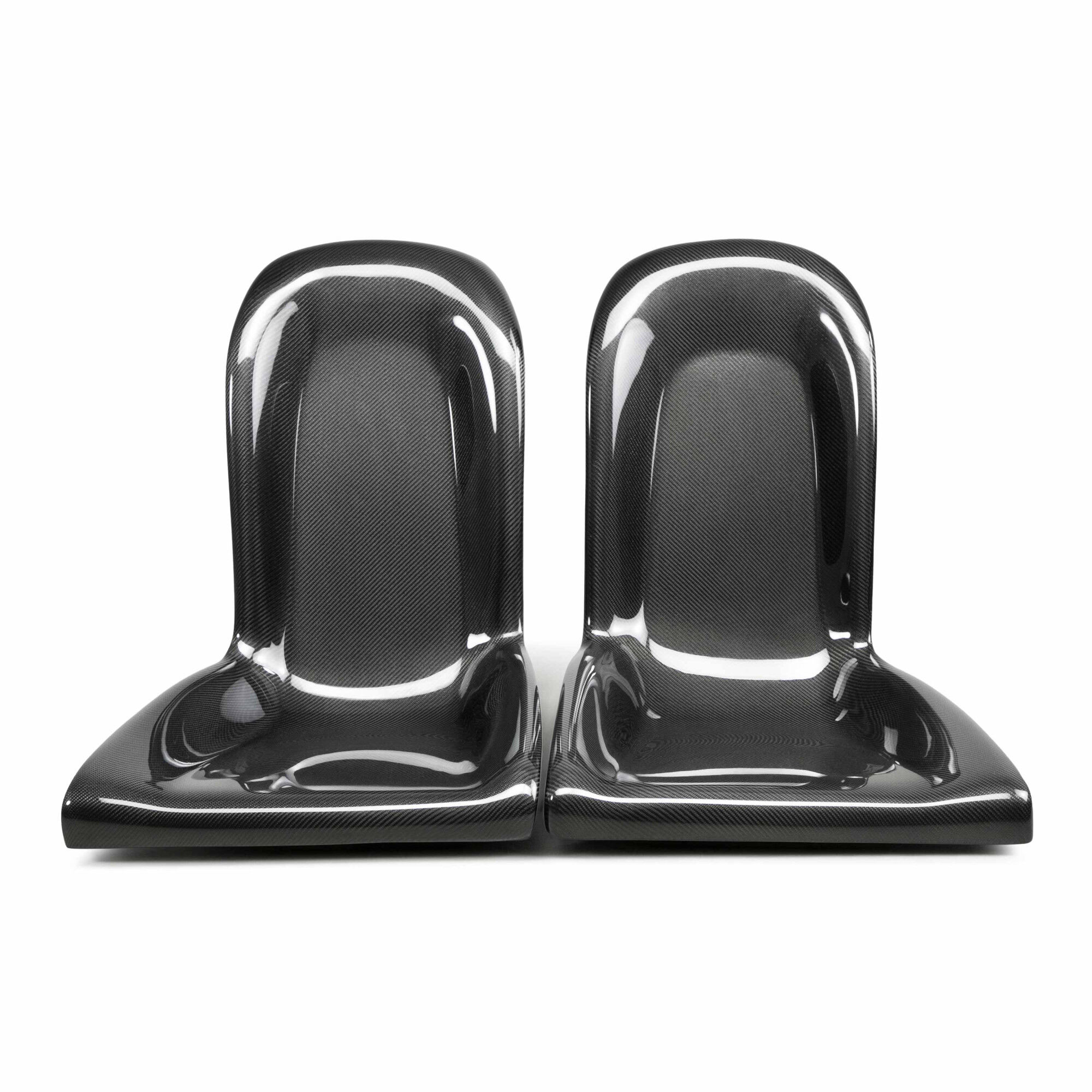 2009-2022 Nissan GTR Carbon Fiber Rear Seat Panels Pair by Seibon