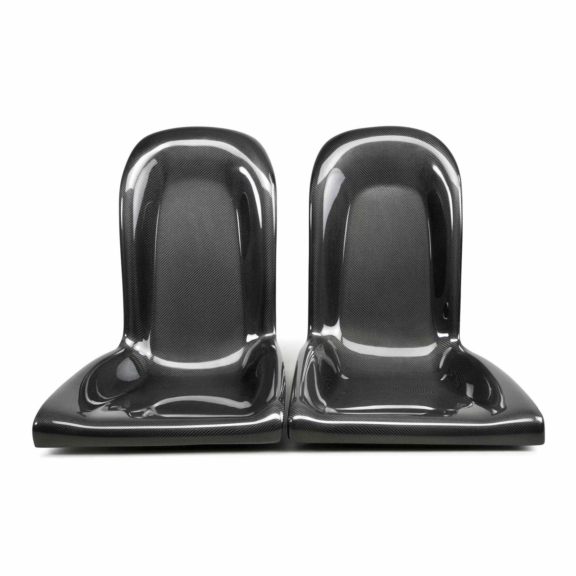 2009-2022 Nissan GTR Carbon Fiber Rear Seat Panels Pair by Seibon