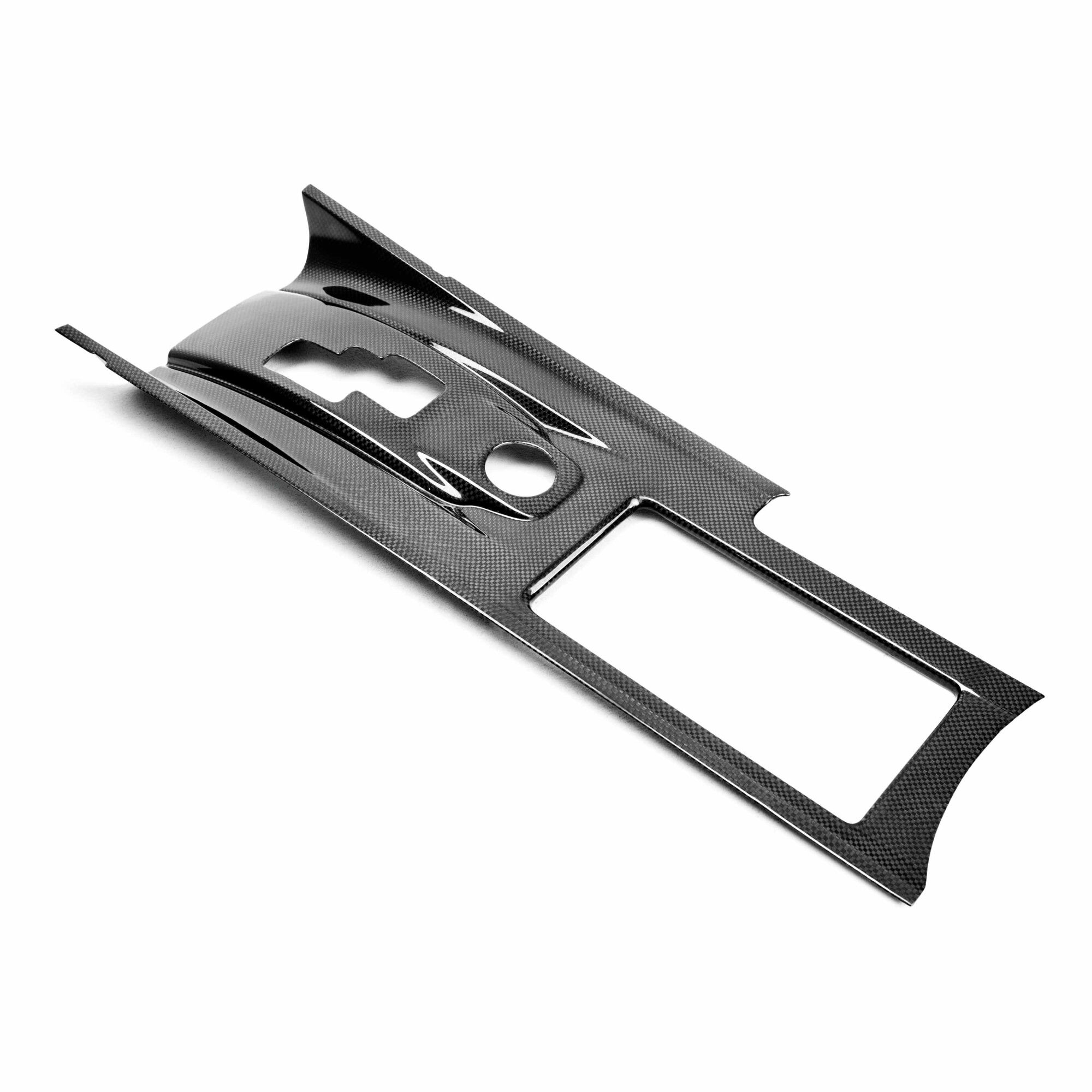 2009-2016 Nissan GTR Carbon Fiber Center shifter bezel by Seibon - CFI0910NSGTR-F