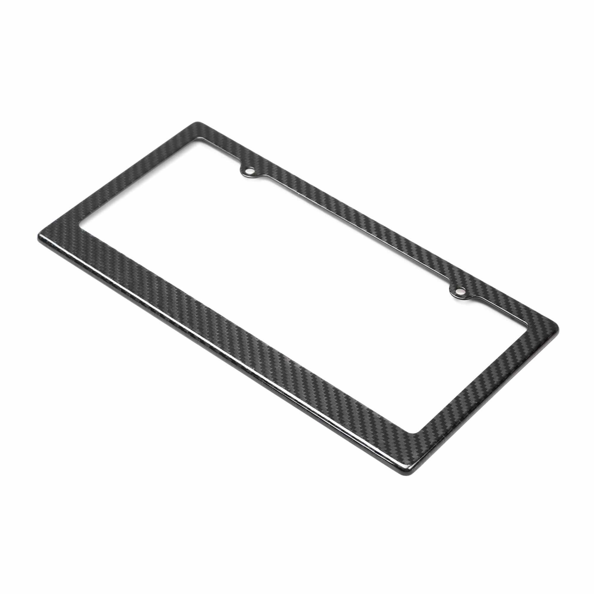 Universal Carbon Fiber License Plate frame (2 holes) by Seibon - CFLPF