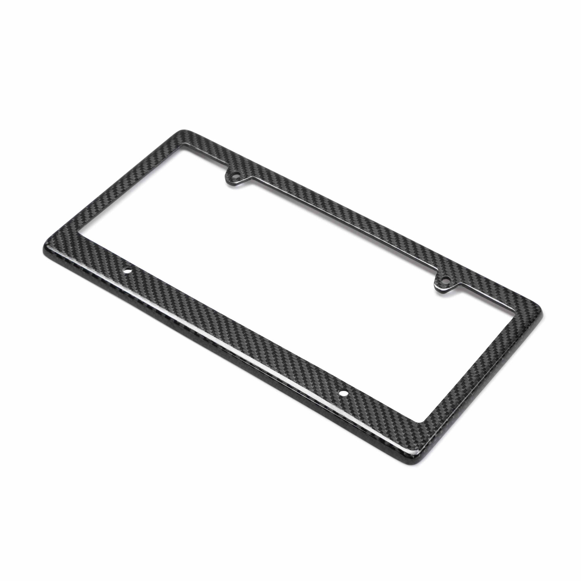 Universal Carbon Fiber License Plate frame (4 holes) by Seibon - CFLPF4