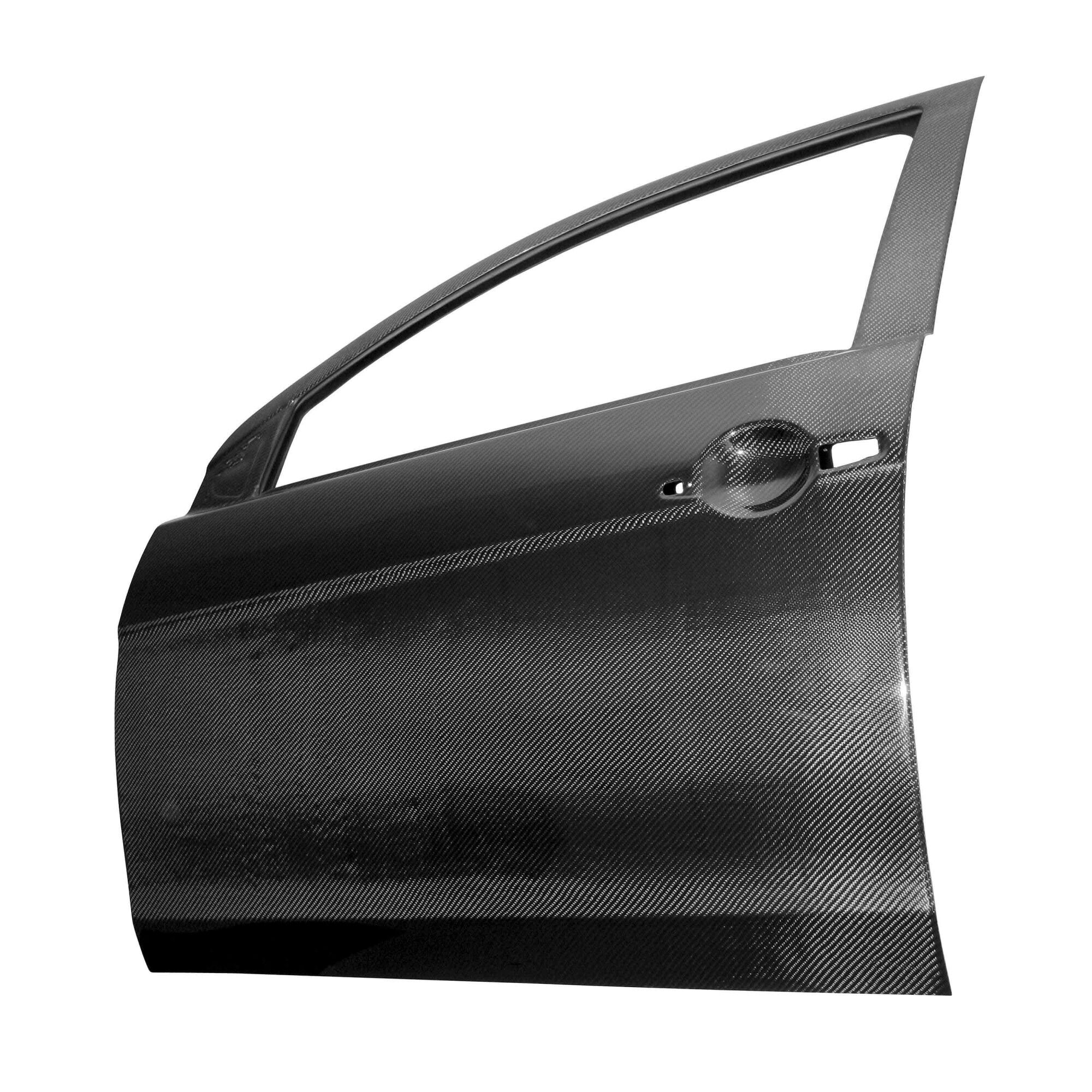 2008-2015 Mitsubishi Lancer EVO X Carbon Fiber Doors Front by Seibon