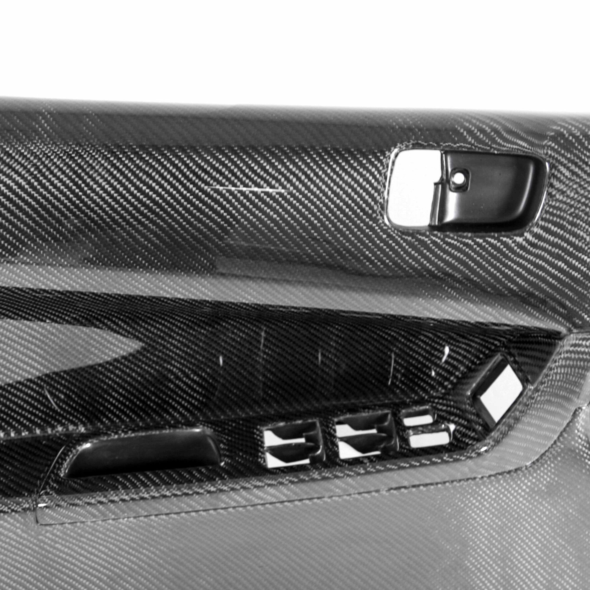 2008-2015 Mitsubishi Lancer EVO X Carbon Fiber Front Door Panels by Seibon