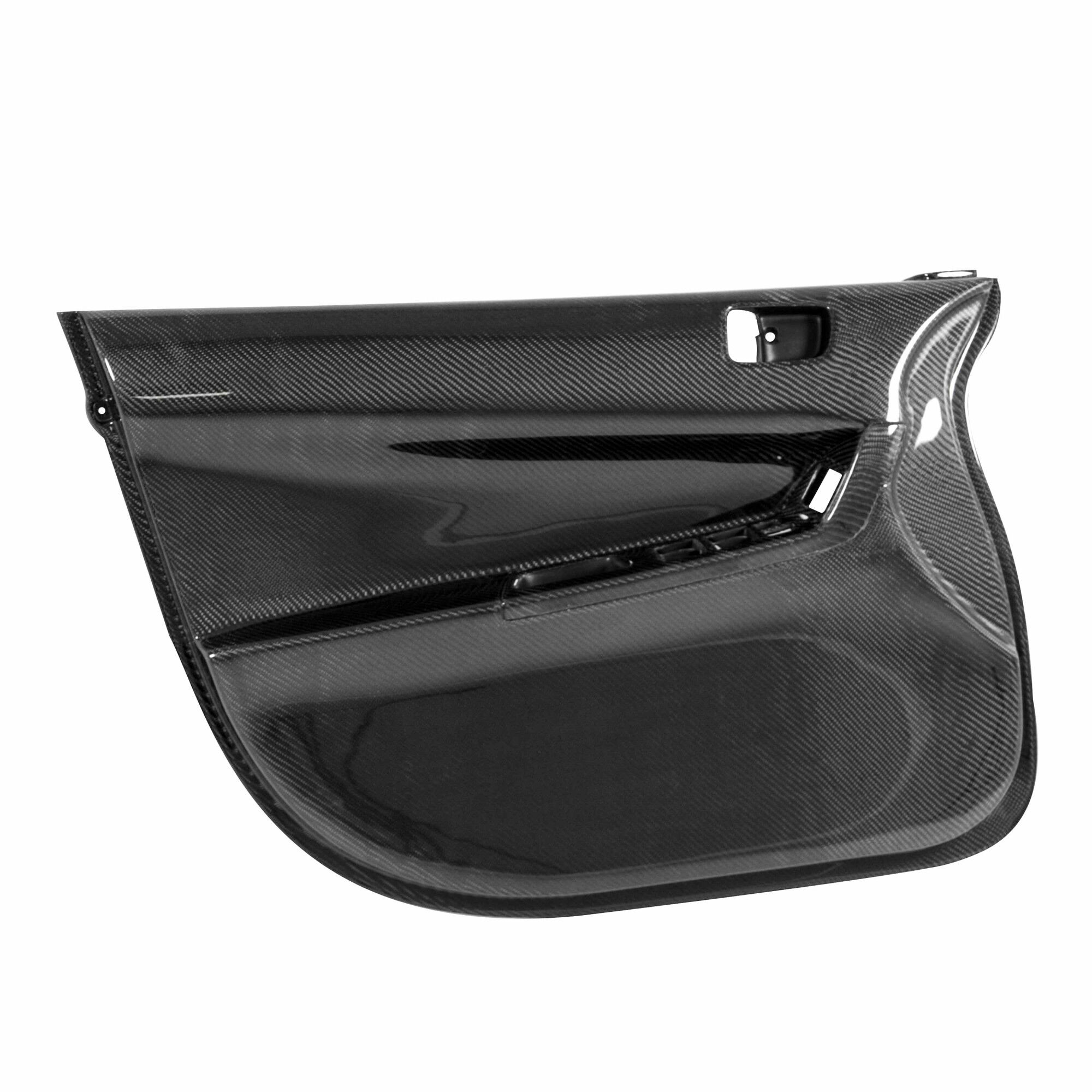 2008-2015 Mitsubishi Lancer EVO X Carbon Fiber Front Door Panels by Seibon - DP0809MITEVOX-F