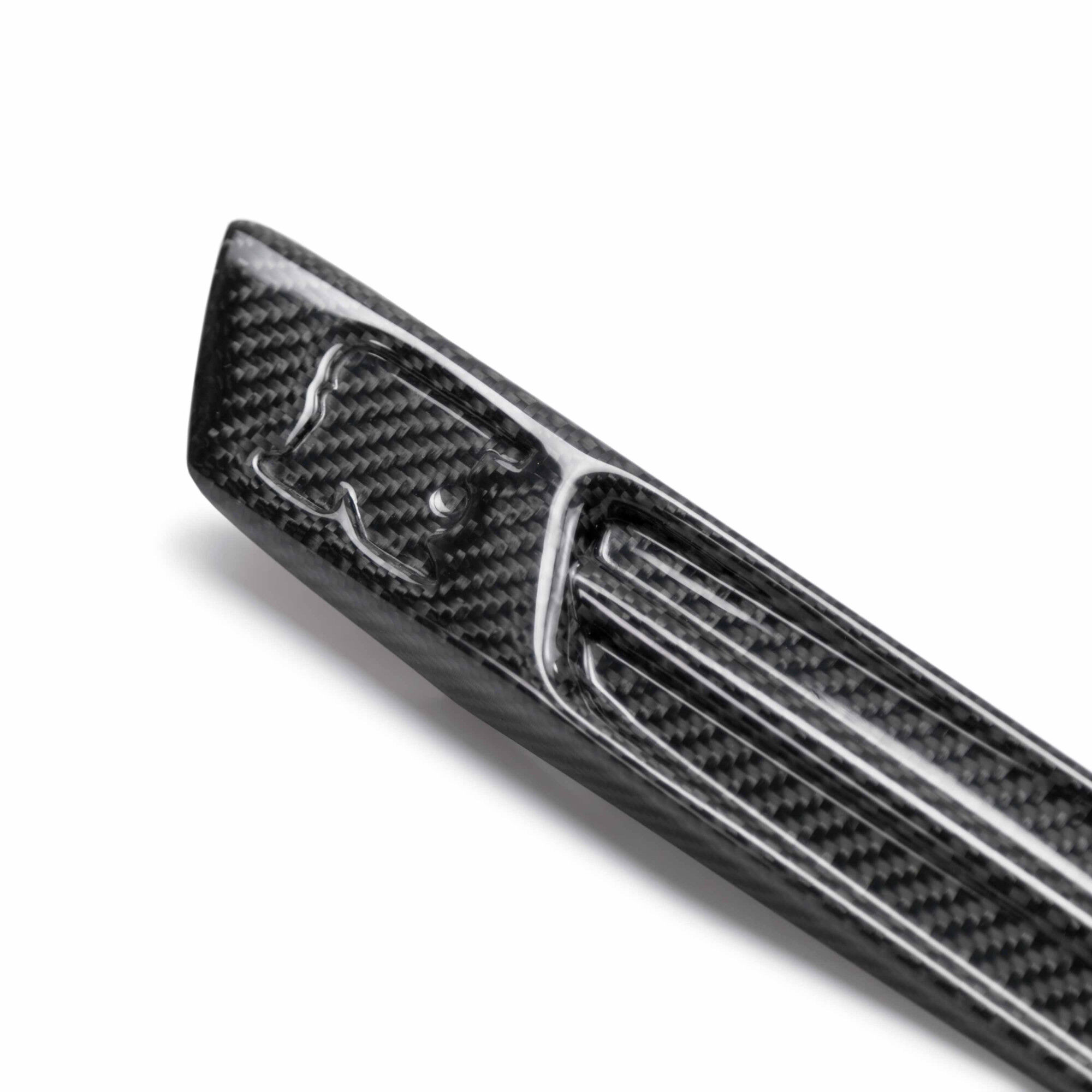 2009-2022 Nissan GTR Carbon Fiber Fender Duct logo by Seibon