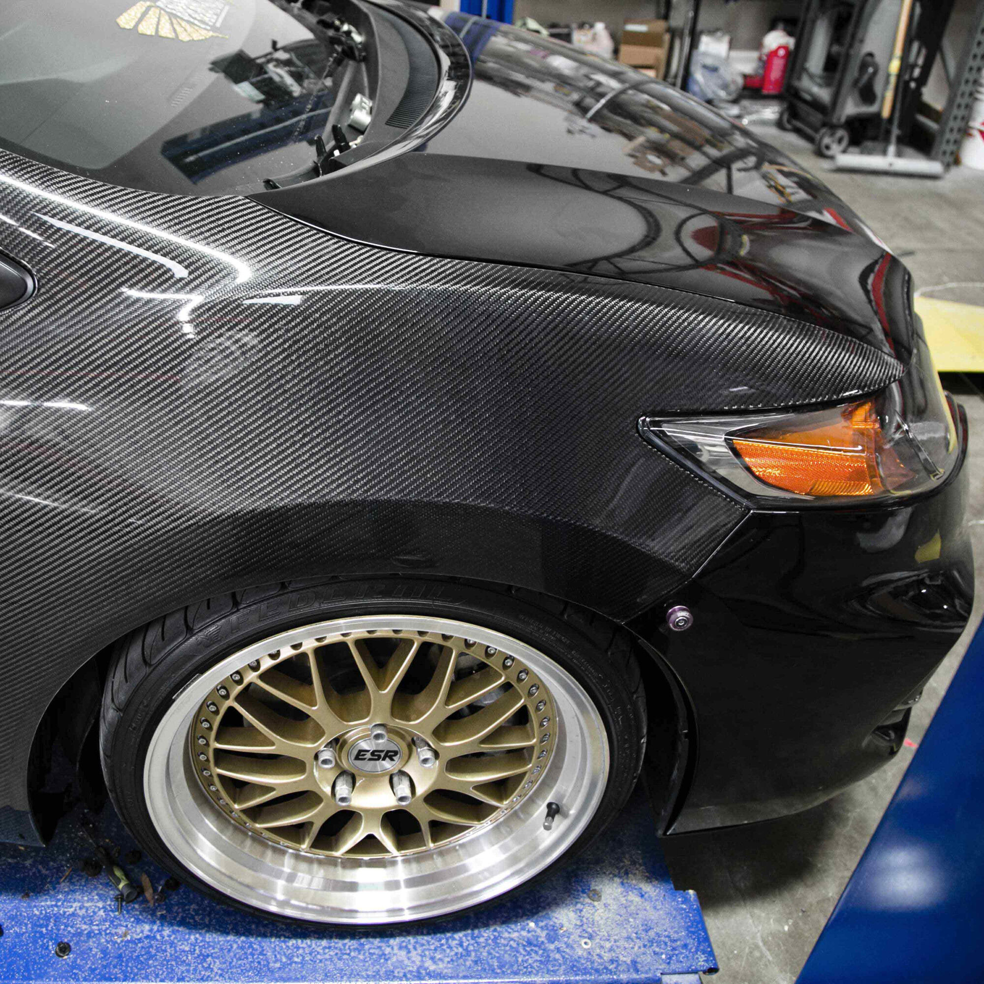 2014-2015 Honda Civic 2DR Carbon Fiber Fenders by Seibon