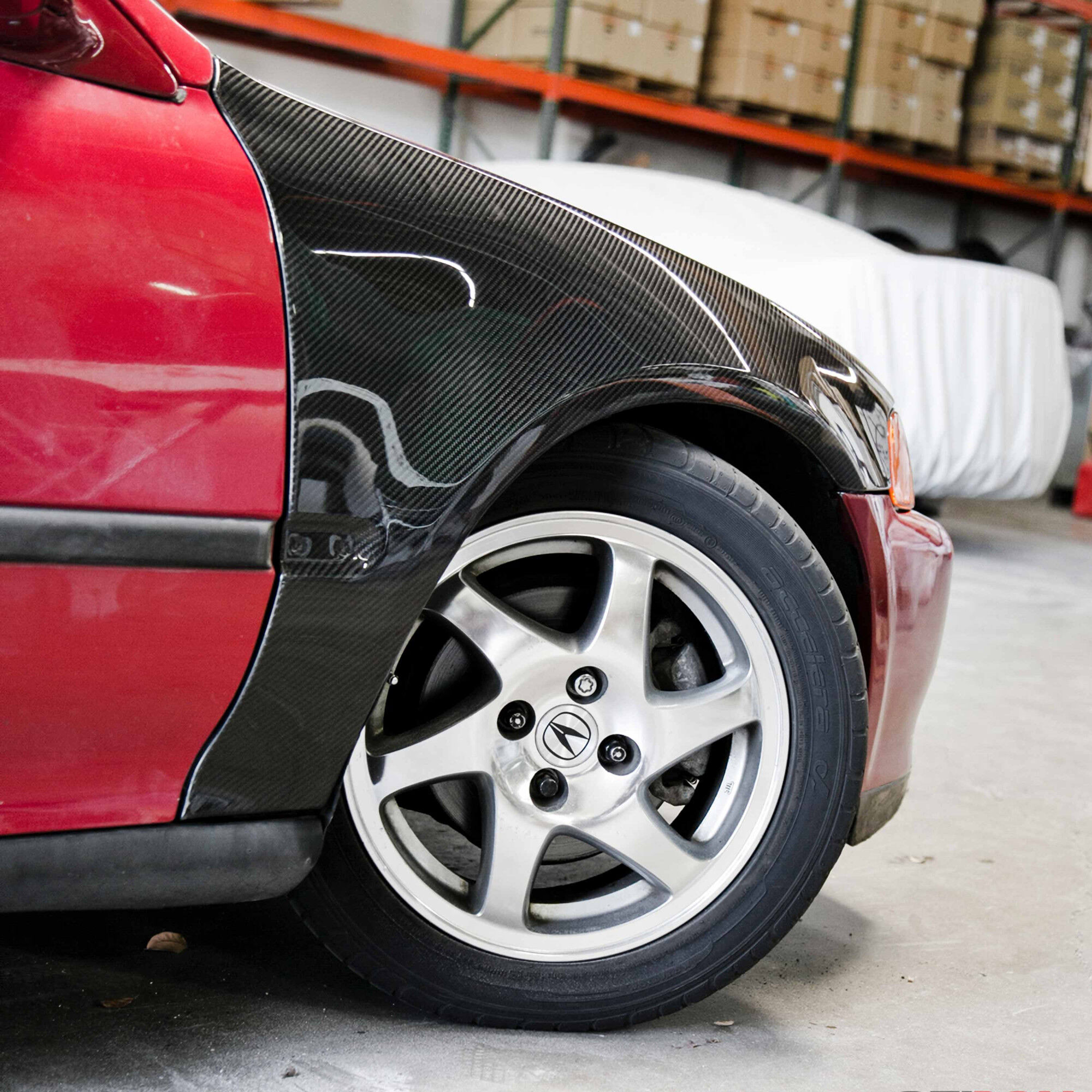 1992-1995 Honda Civic OEM Style Carbon Fiber Fenders by Seibon