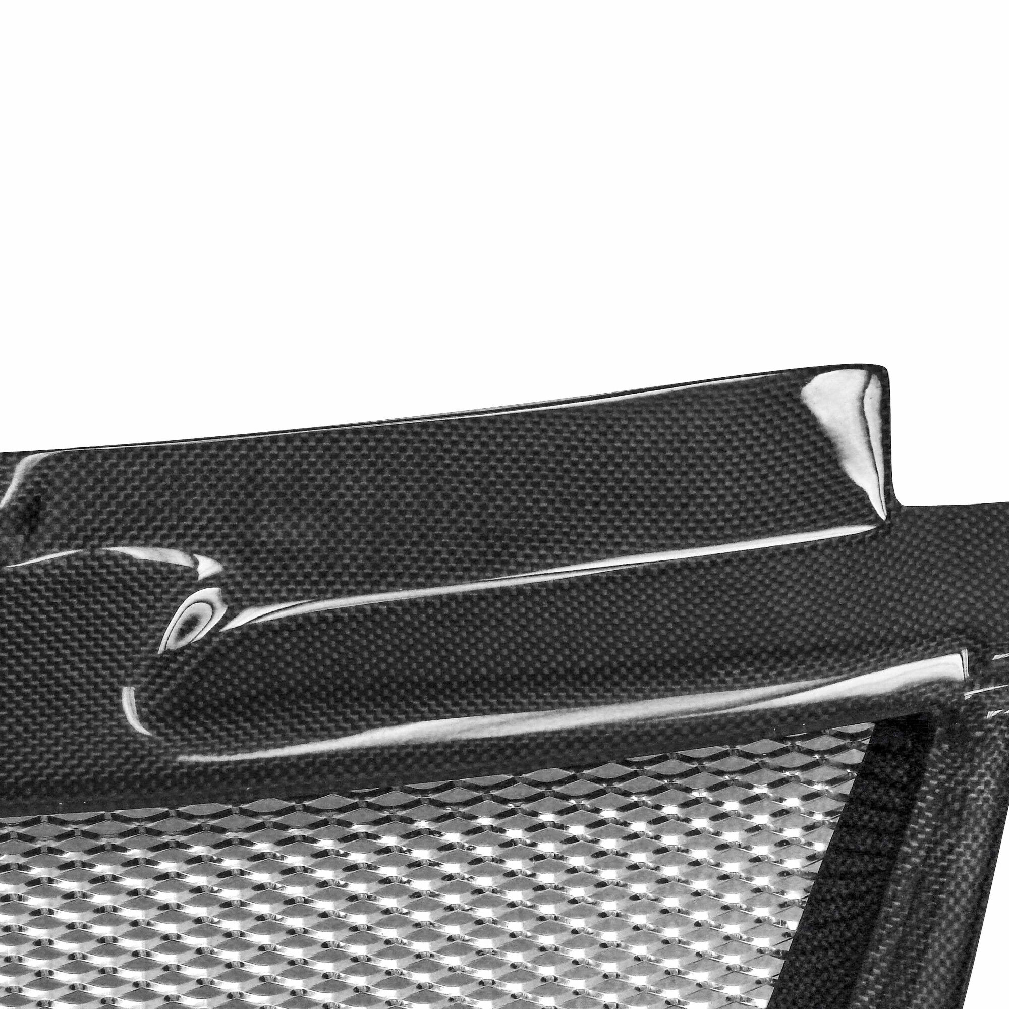 2006-2009 Volkswagen GTI TD Style Carbon Fiber Front Grille (Shaved Emblem) by Seibon