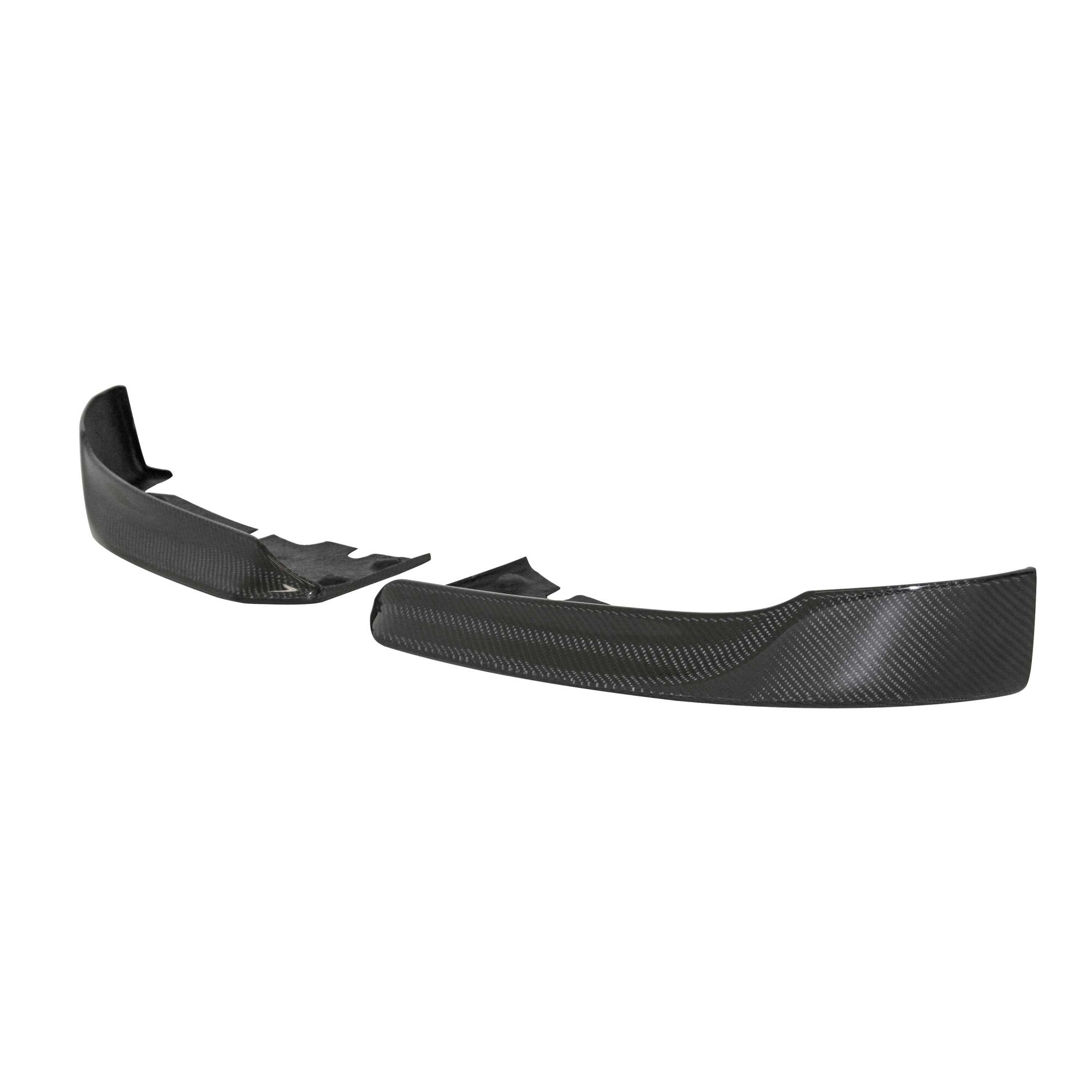 2007-2010 BMW 3-Series E92 2DR TR Style Carbon Fiber Front Lip Spoiler by Seibon - FL0708BMWE922D-TR