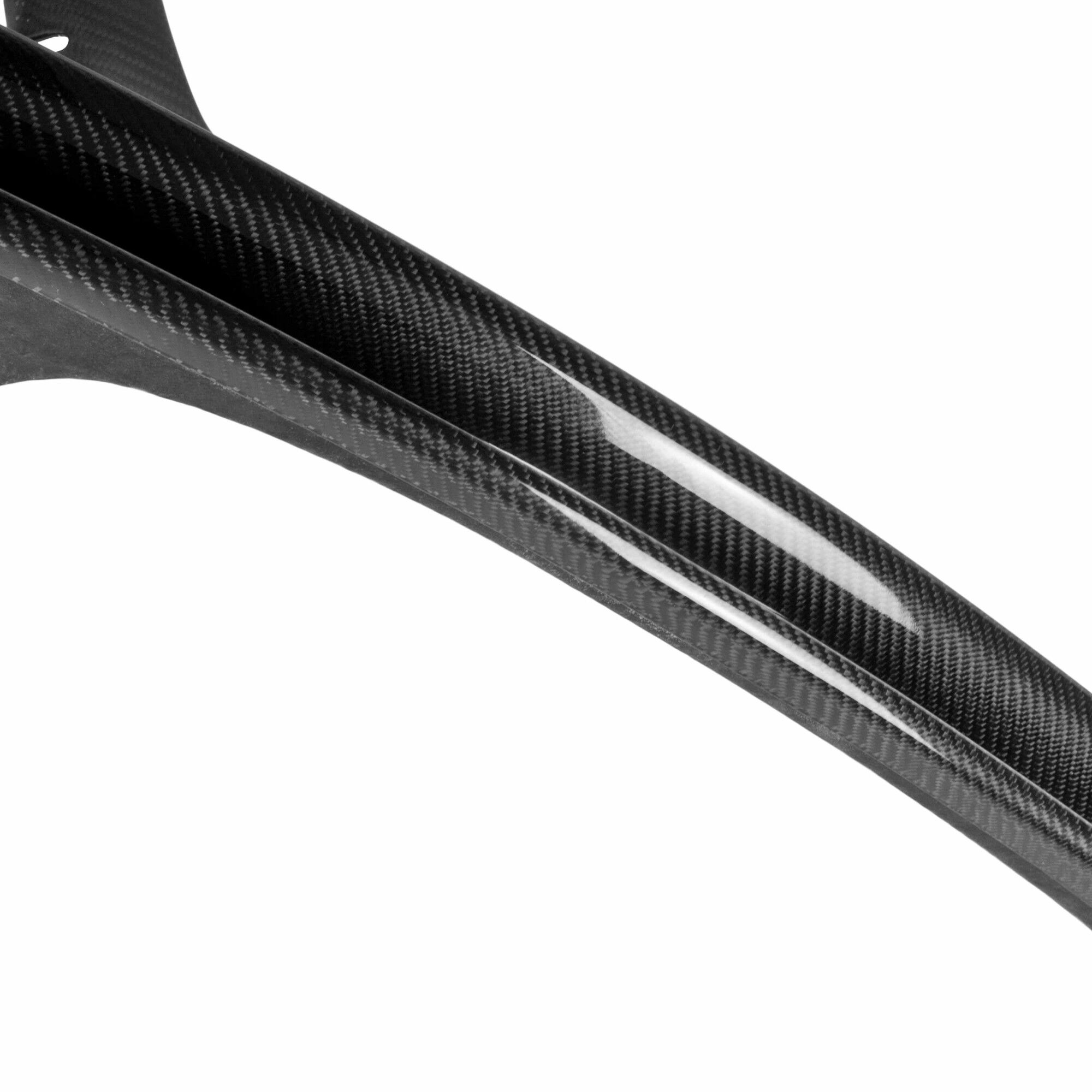 2012-2013 BMW 5-Series Base KA Style Carbon Fiber Front Lip by Seibon