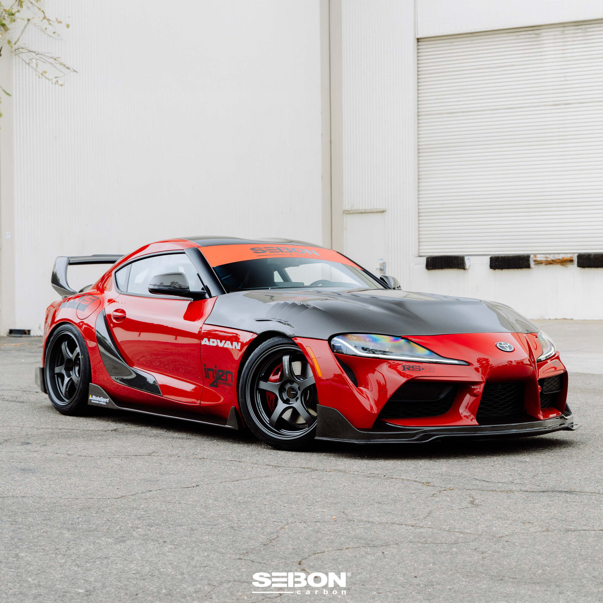 2020-2024 Toyota GR Supra MB Style Carbon Fiber Front Lip by Seibon