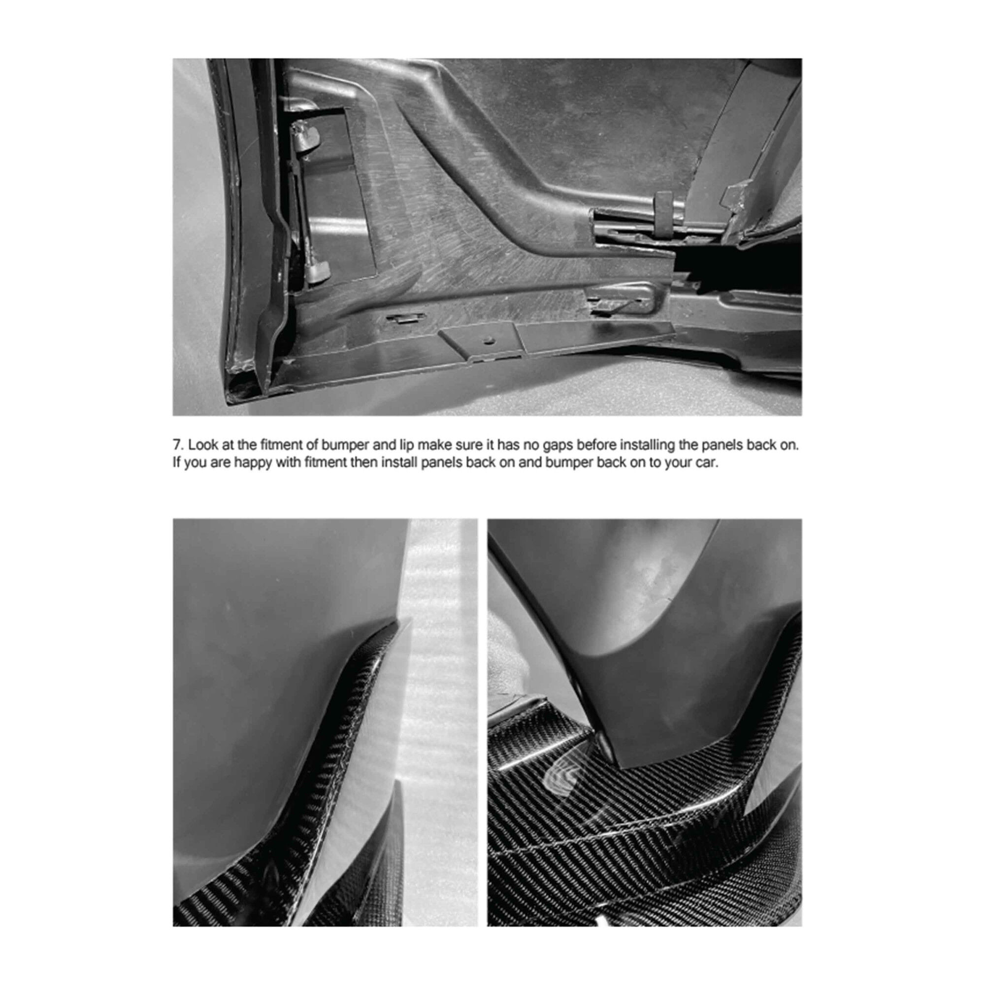 2020-2024 Toyota GR Supra MB Style Carbon Fiber Front Lip by Seibon