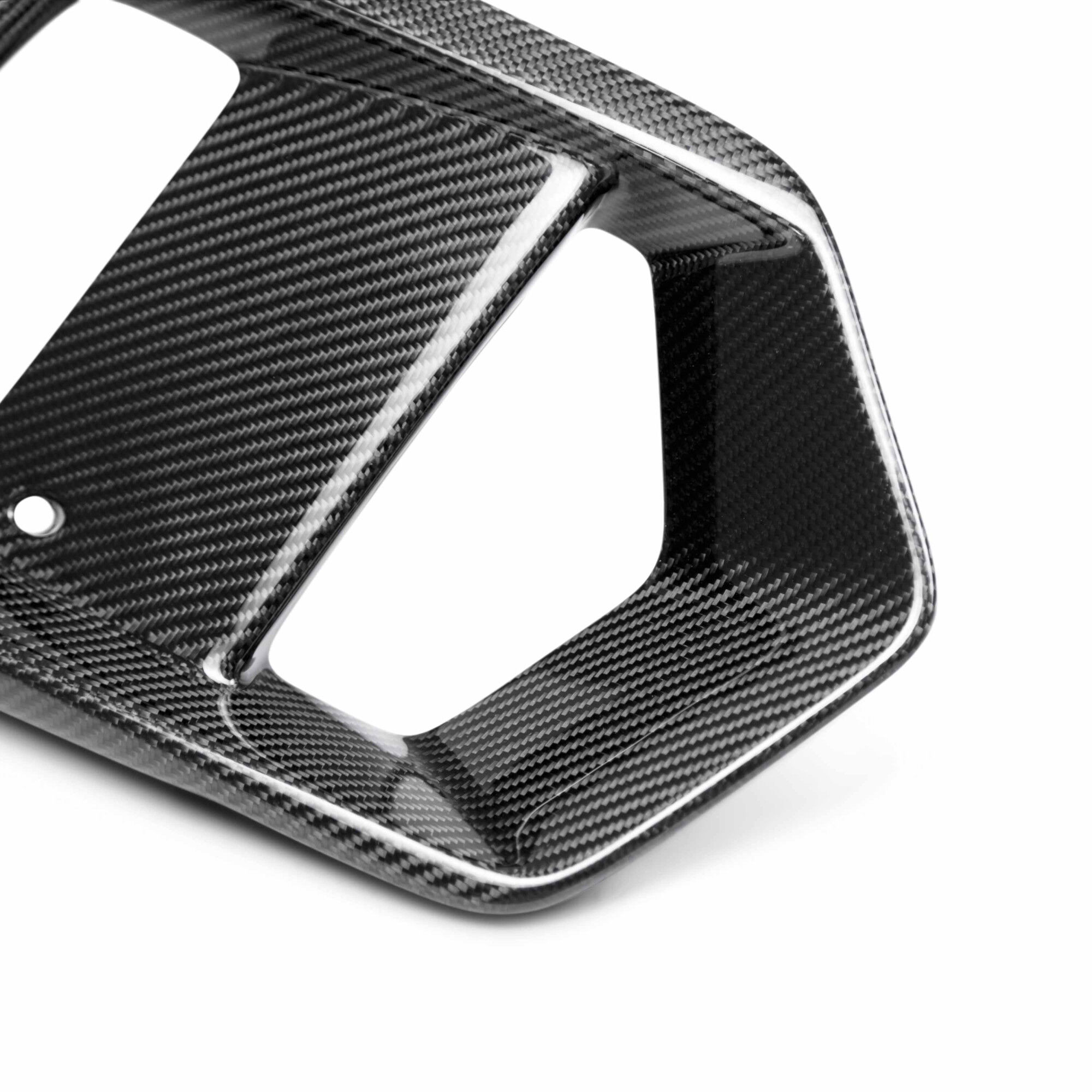 2016-2018 Ford Focus RS Carbon Fiber Fog Light Surround by Seibon