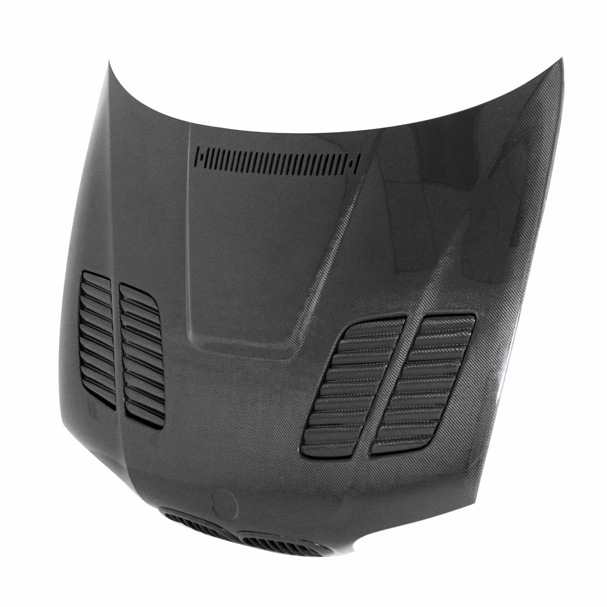 2001-2005 BMW 3-Series M3 E46 GTR Style Carbon Fiber Hood by Seibon - HD0105BMWE46M3-GTR