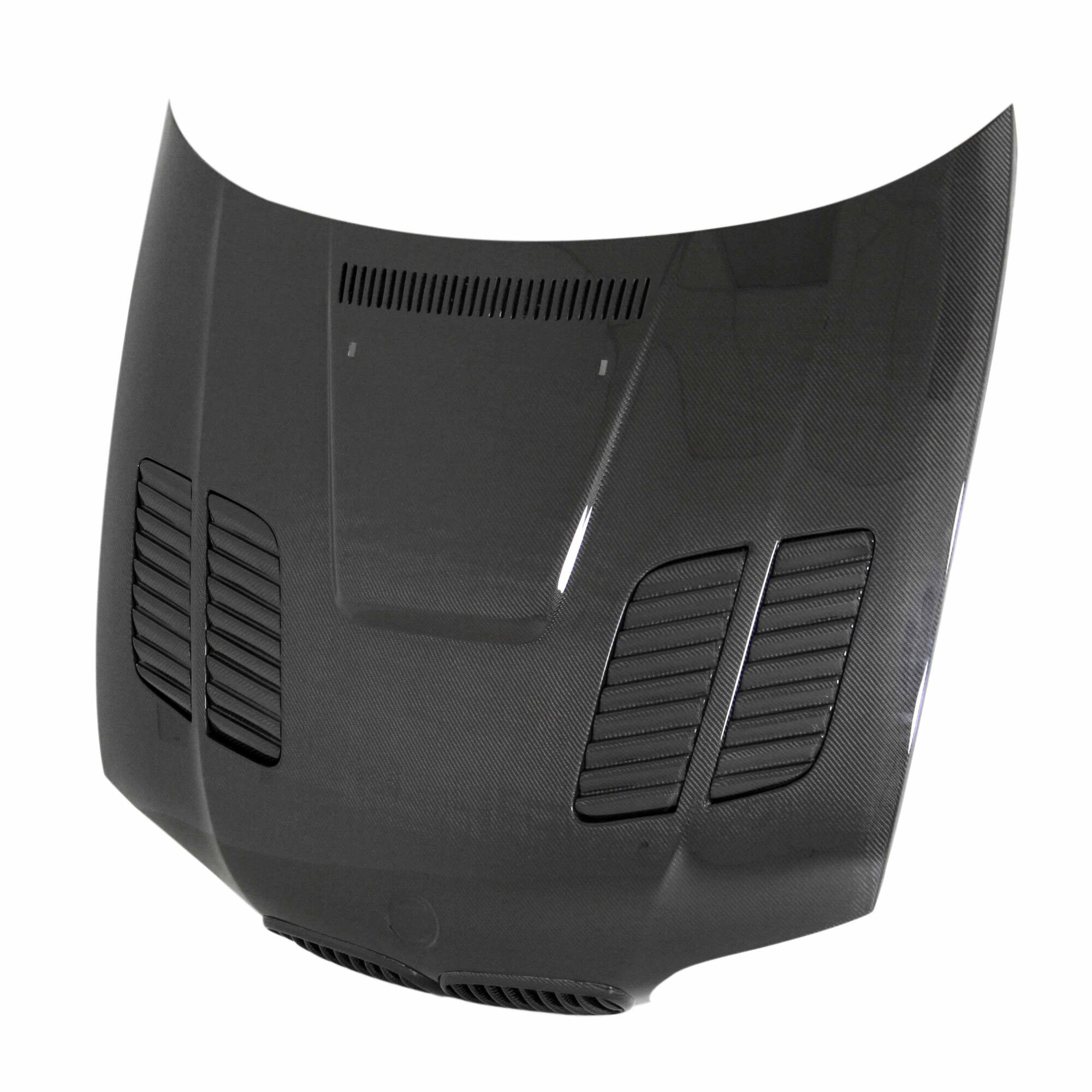 2002-2005 BMW 3-Series M3 E46 2DR LCI GTR Style Carbon Fiber Hood by Seibon - HD0205BMWE462D-GTR