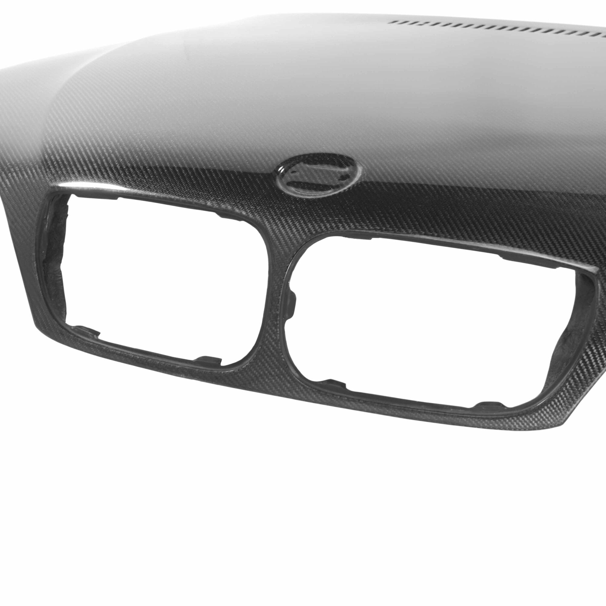 2002-2005 BMW 3-Series E46 4DR OEM Style Carbon Fiber Hood by Seibon