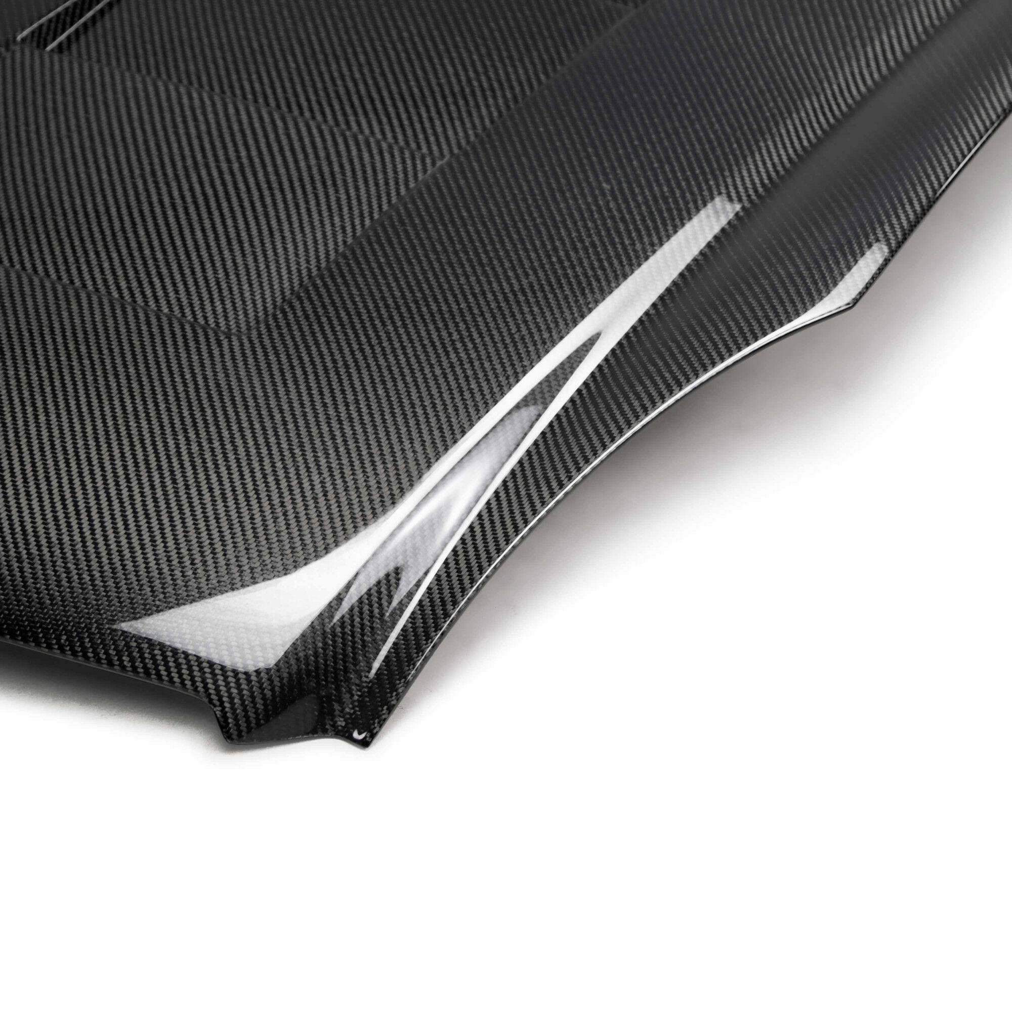 2003-2007 Infiniti G35 2DR TS Style Carbon Fiber Hood by Seibon