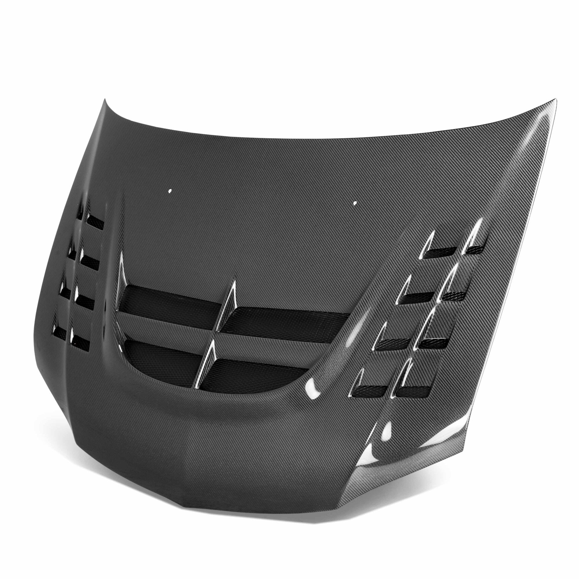 2003-2006 Mitsubishi Lancer EVO 8/9 CWII Style Carbon Fiber Hood by Seibon - HD0305MITEVO8-CWII