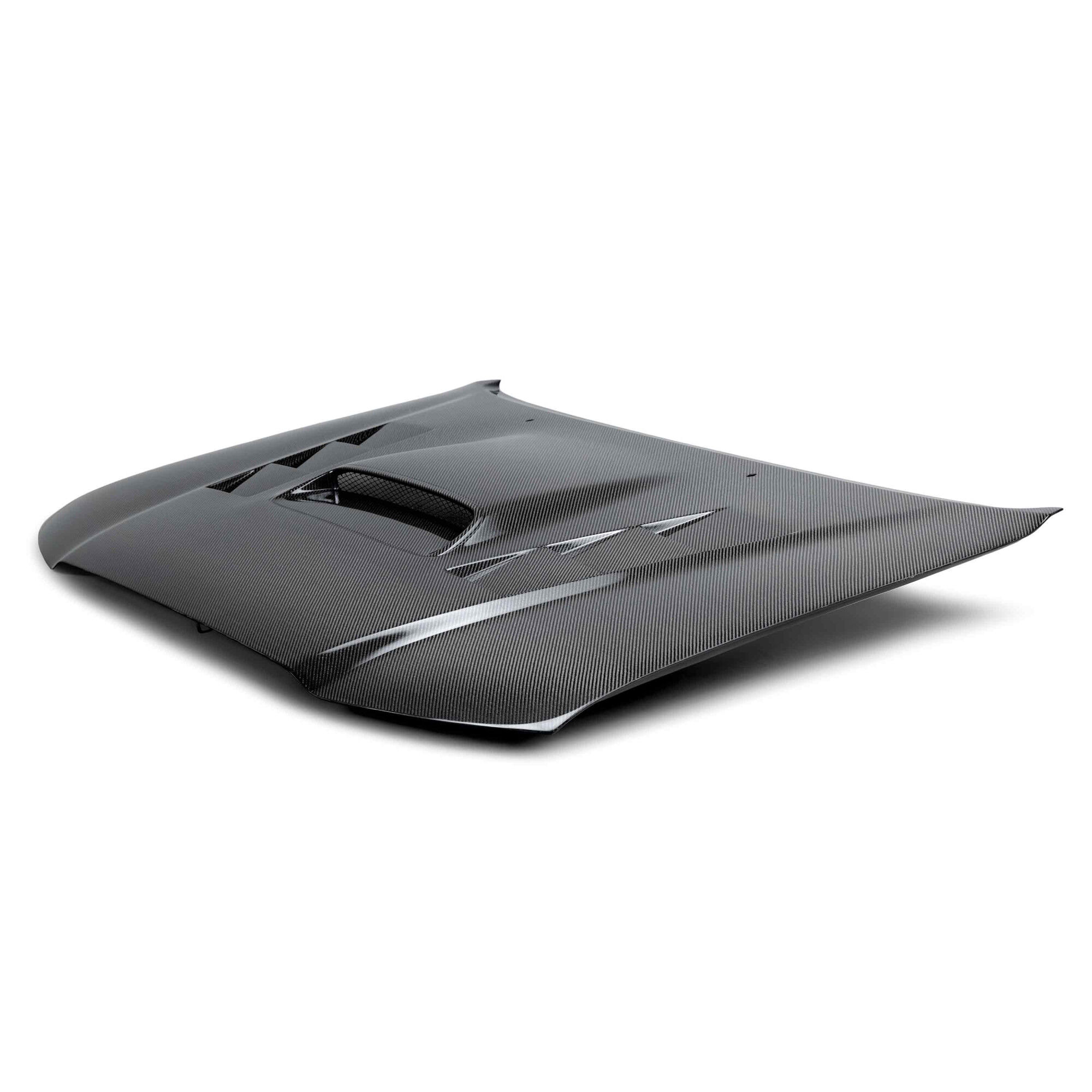 2005-2011 Toyota Tacoma TS Style Carbon Fiber Hood by Seibon