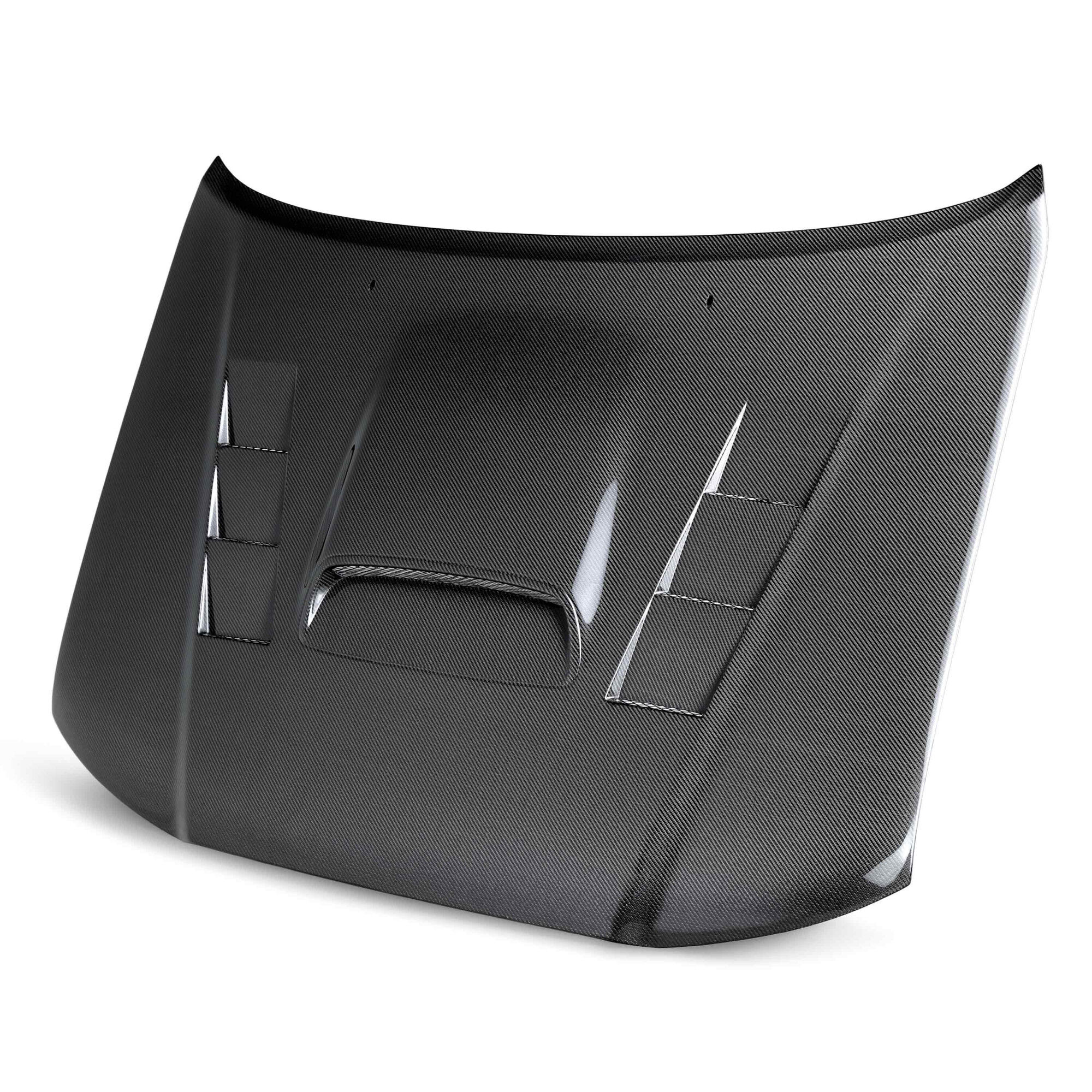 2005-2011 Toyota Tacoma TS Style Carbon Fiber Hood by Seibon - HD05TYTA-TS