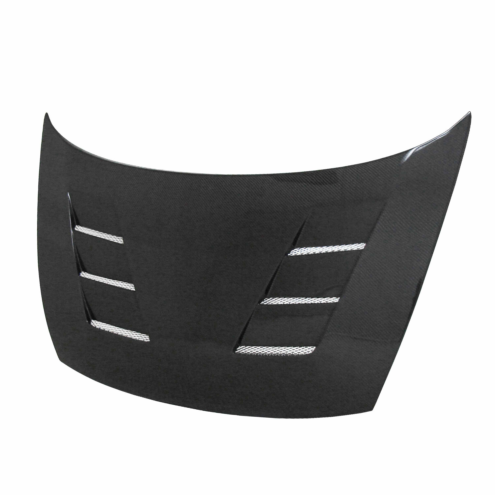 2006-2011 Honda Civic 4DR TS Style Carbon Fiber Hood by Seibon - HD0607HDCV4D-TS