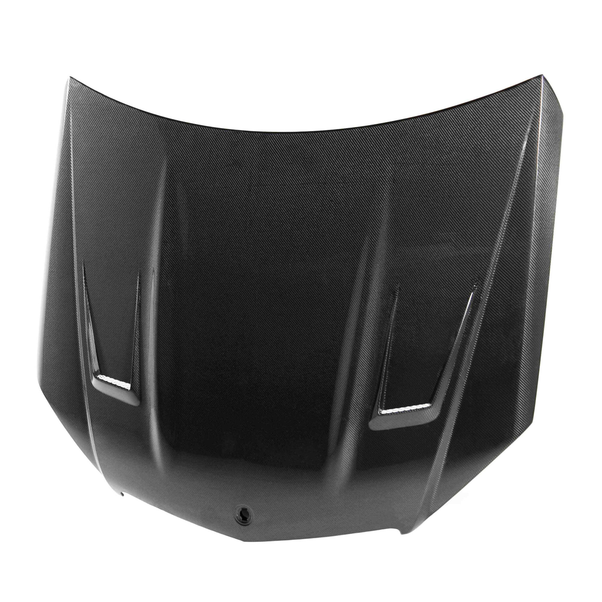 2008-2011 Mercedes Benz C-Class C63 AMG GT Style Carbon Fiber Hood by Seibon - HD0709MBC63-GT