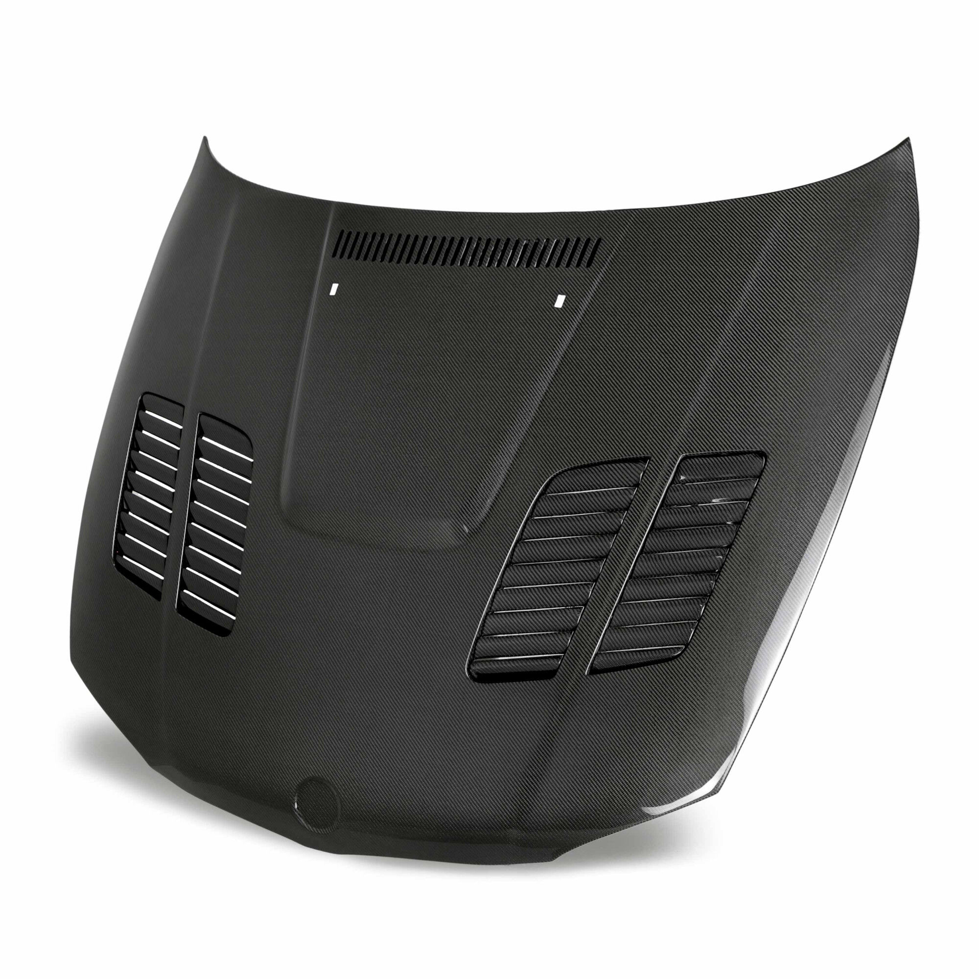 2008-2013 BMW 1-Series 1M E82 2DR/HB GTR Style Carbon Fiber Hood by Seibon - HD0809BMWE822D-GTR