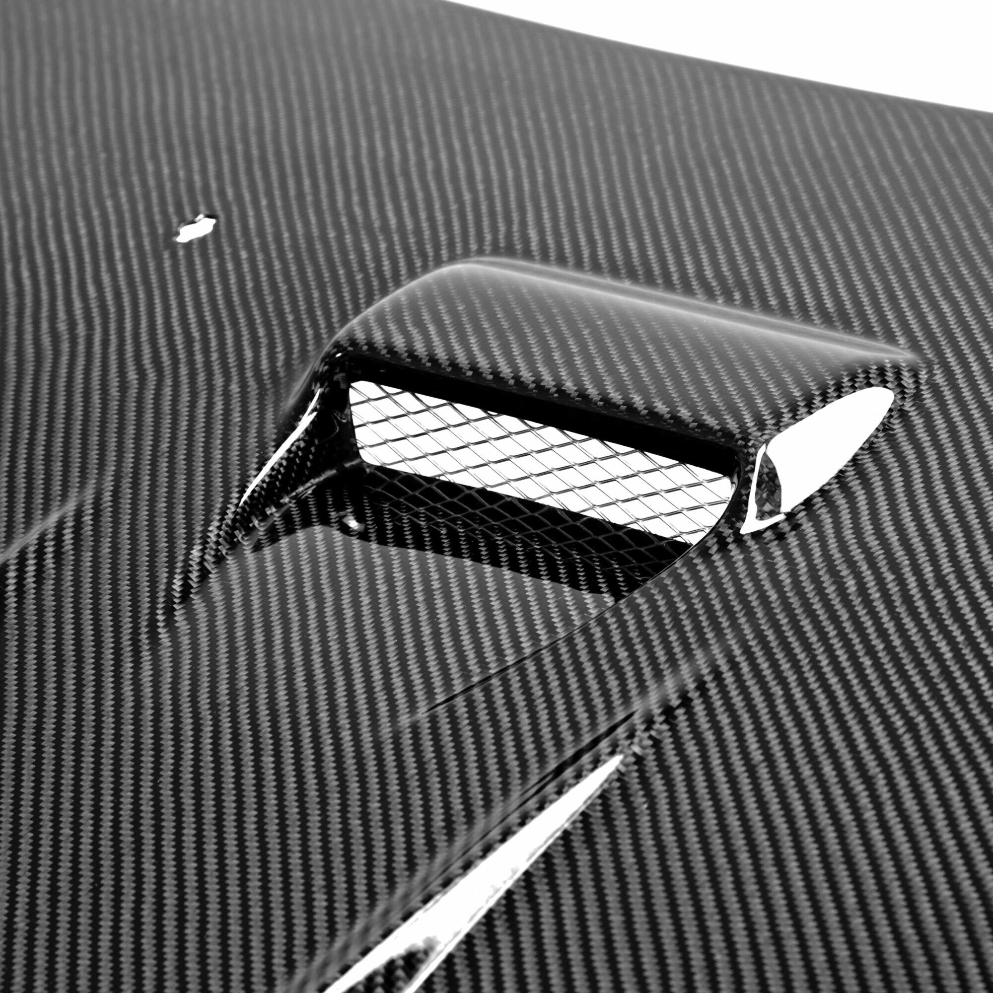 2008-2015 Mitsubishi Lancer EVO X DV Style Carbon Fiber Hood by Seibon