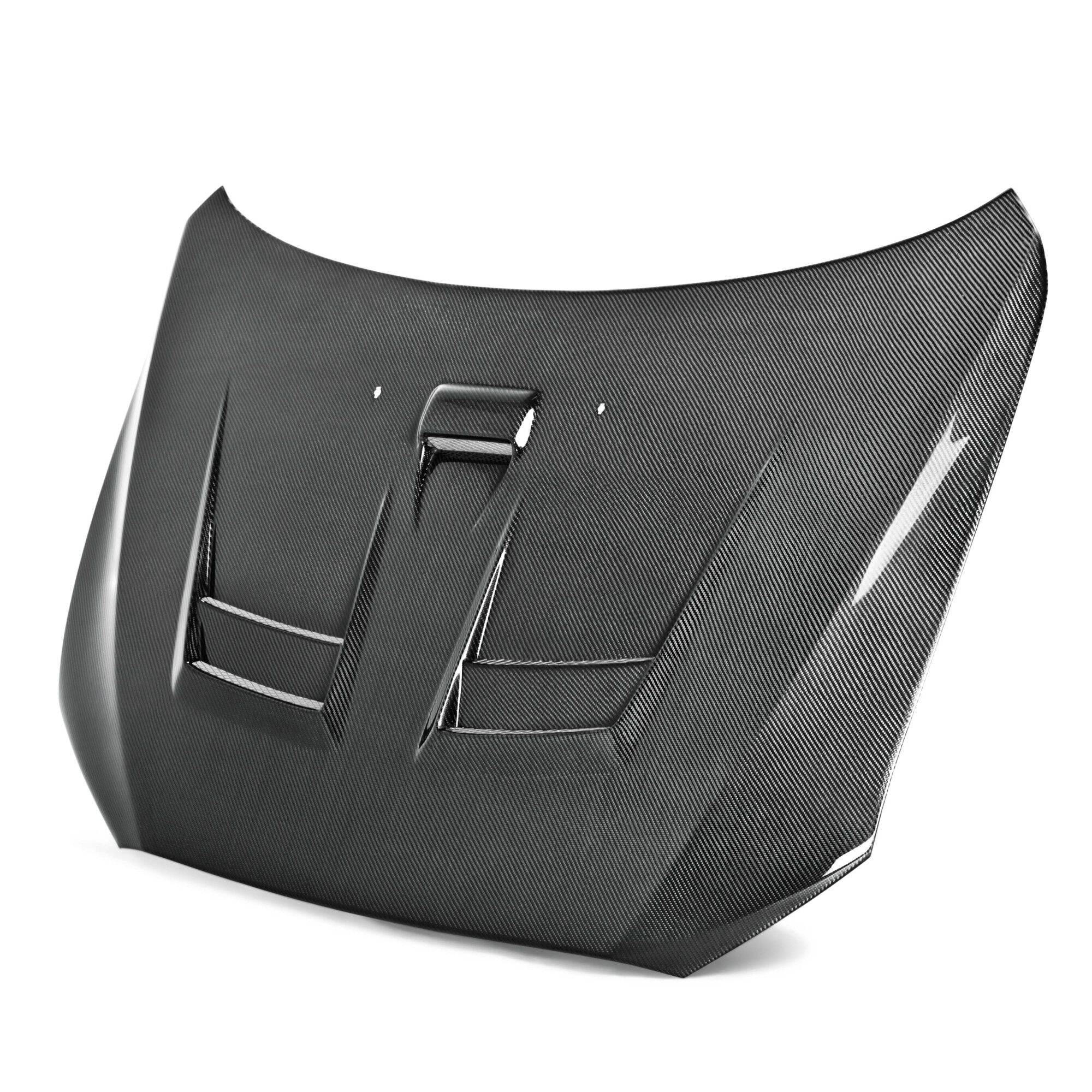 2008-2015 Mitsubishi Lancer EVO X DV Style Carbon Fiber Hood by Seibon