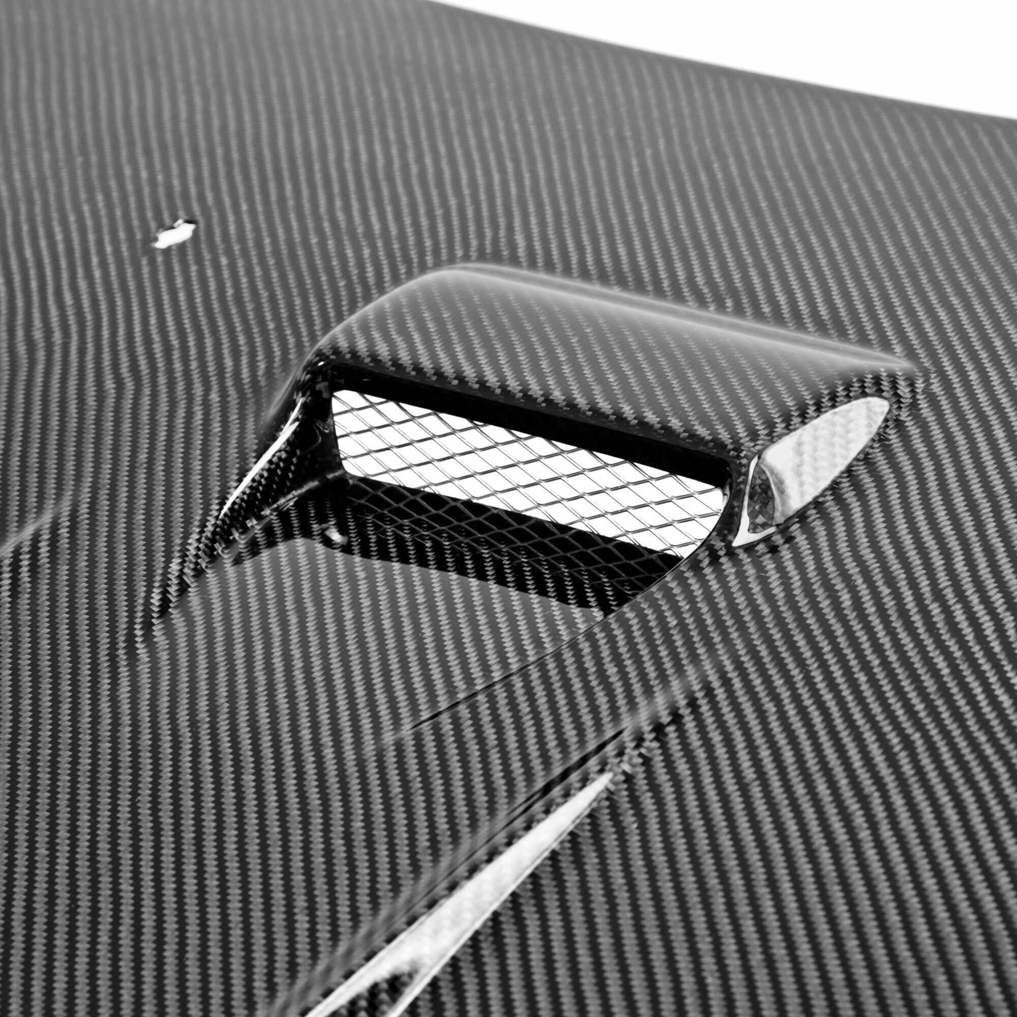 2008-2015 Mitsubishi Lancer EVO X DV Style Carbon Fiber Hood by Seibon