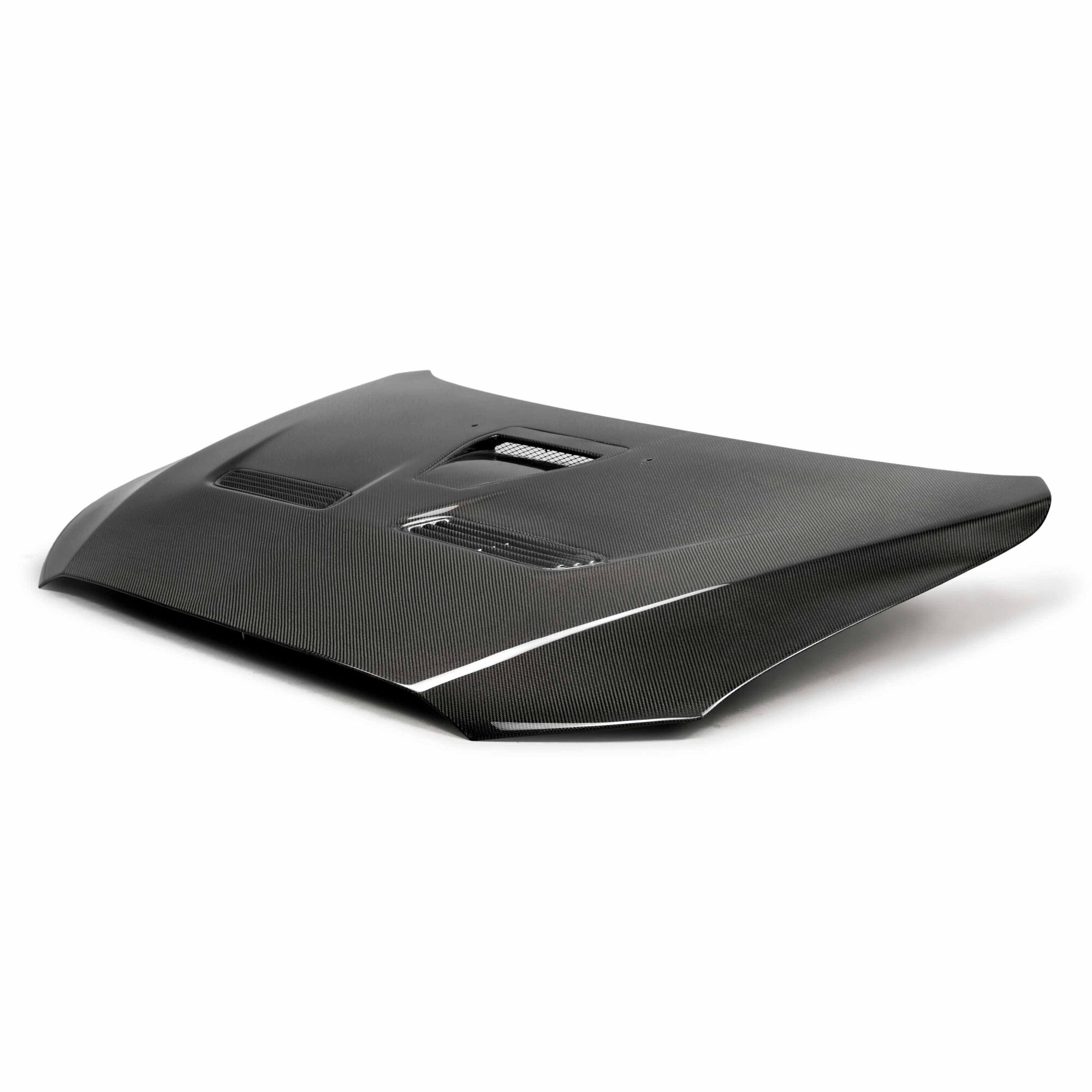 2008-2015 Mitsubishi Lancer EVO X OEM Style Carbon Fiber Hood by Seibon